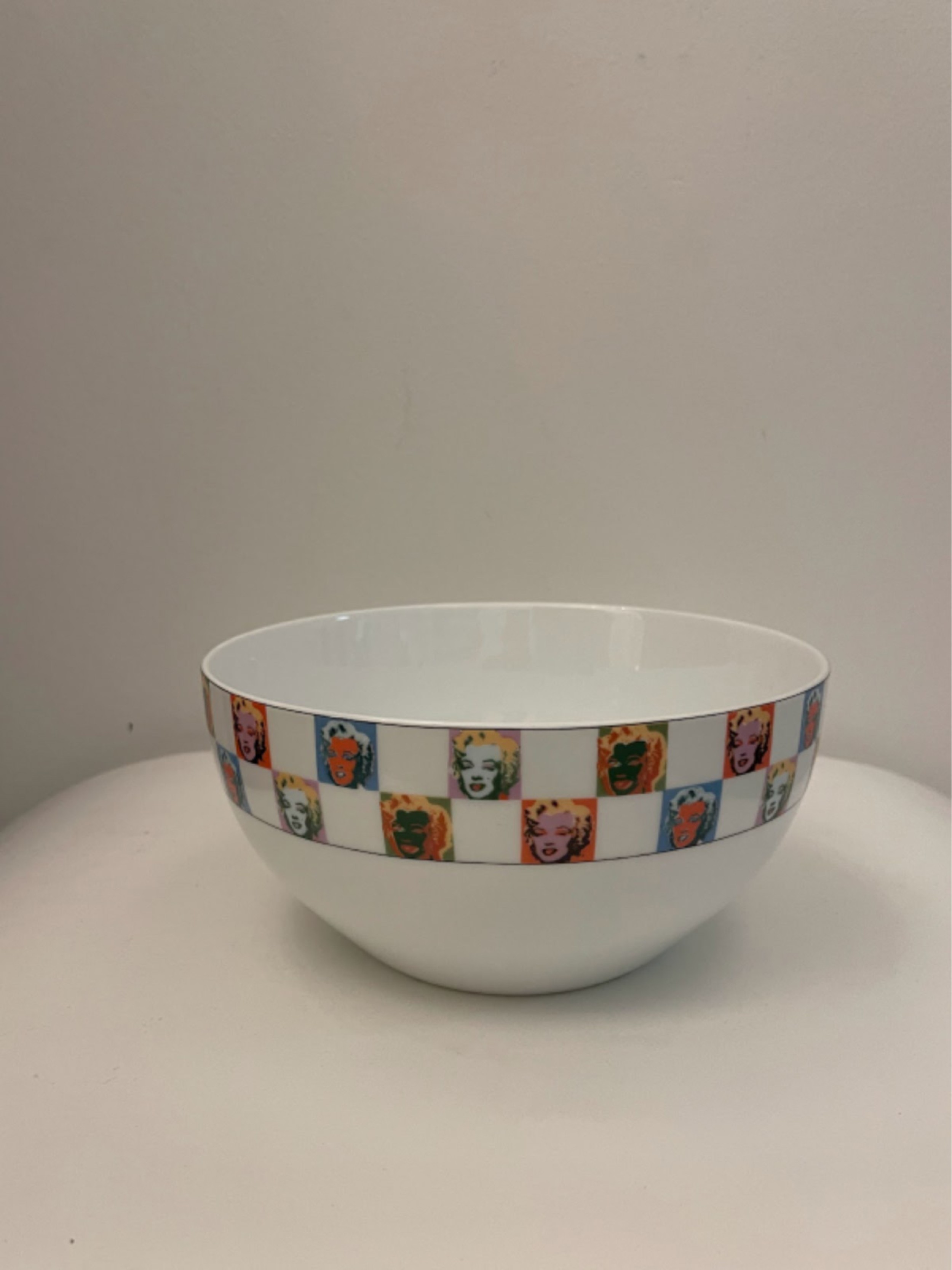 Andy warhol american modern some like it hot pattern serving bowl