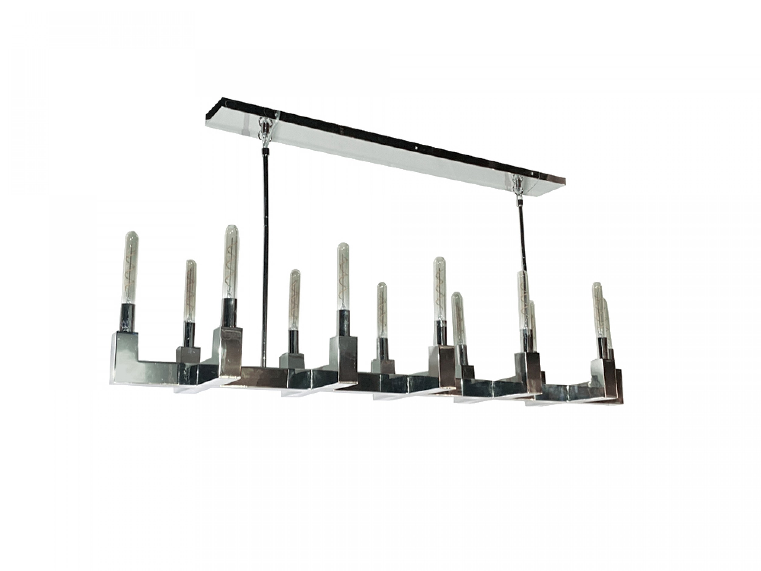 Chrome modern chandelier
