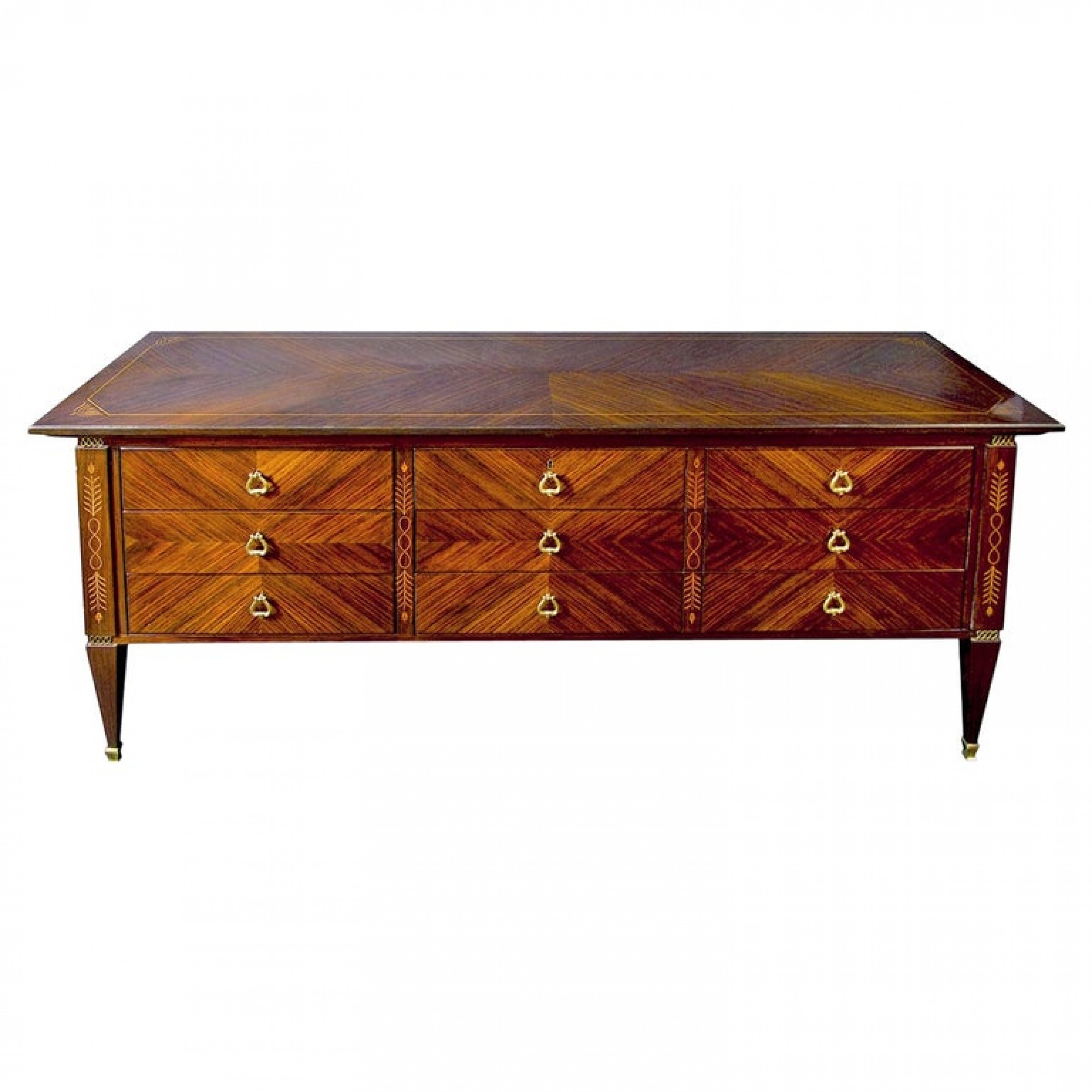 Italian modern inlaid commode paolo buffa