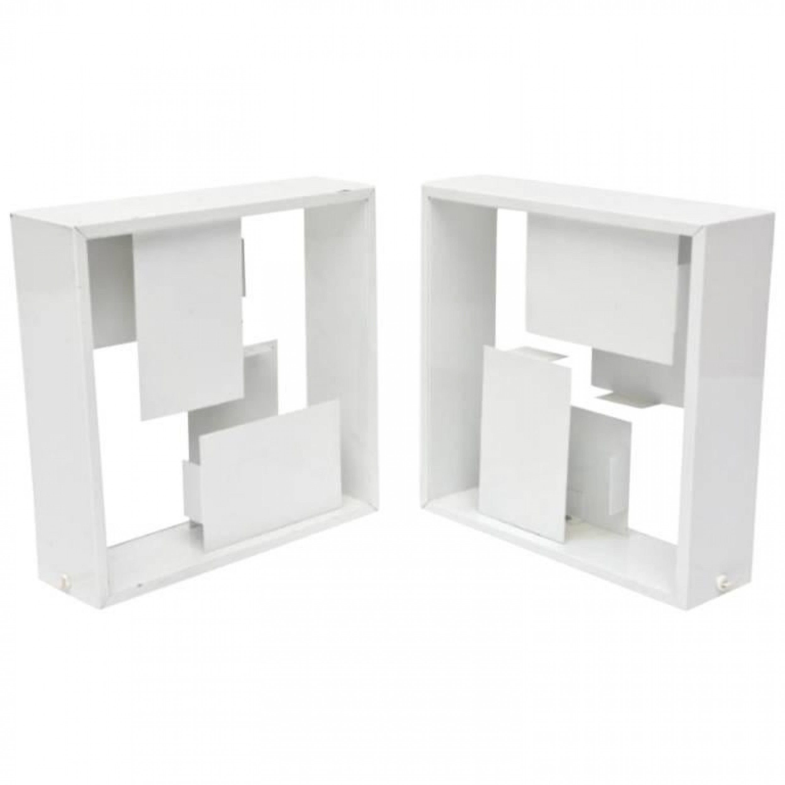 Set of 3 italian modern white table lamps wall lights gio ponti