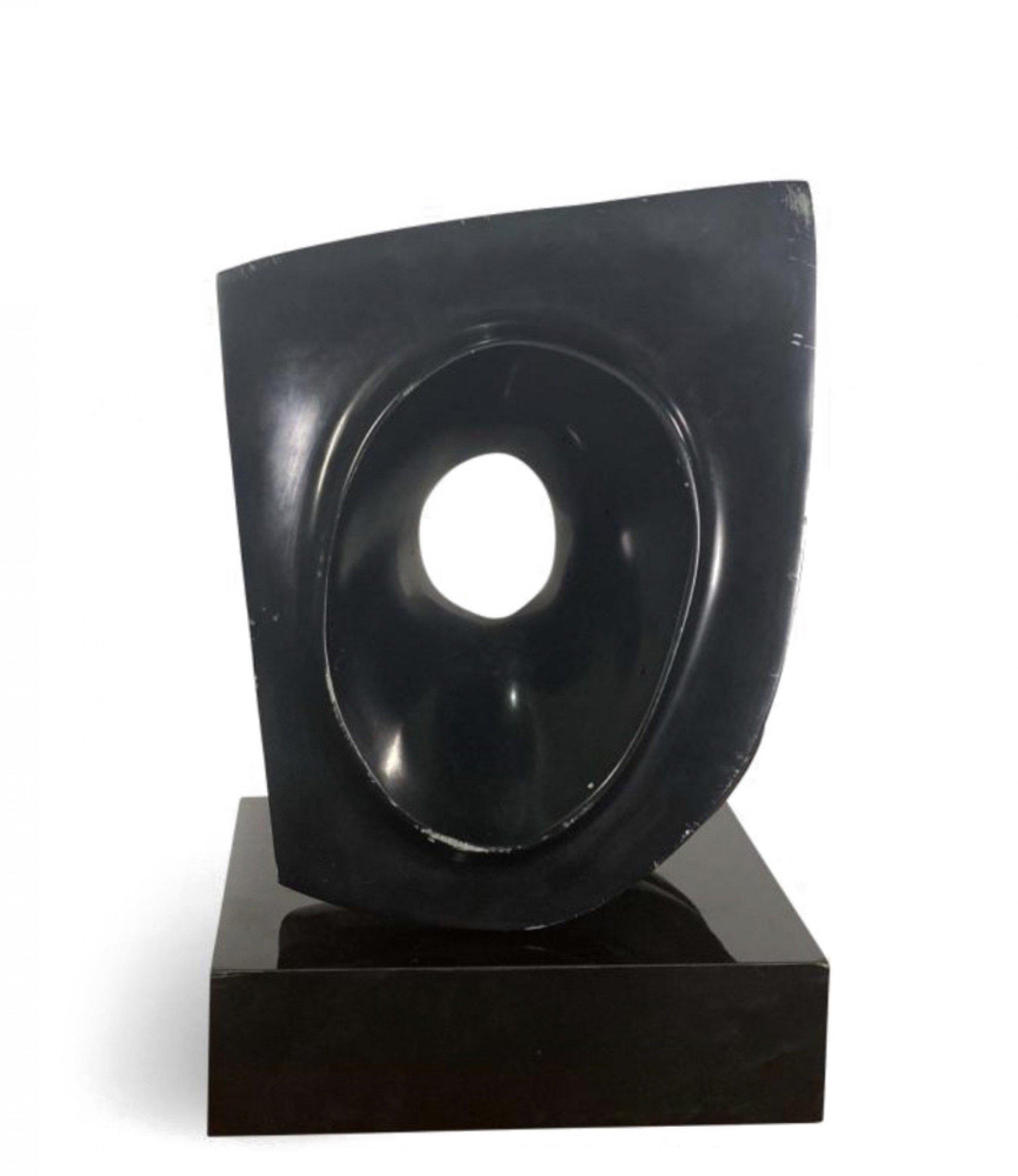 Argentinian modern abstract stone sculpture raul varnerin 1960s