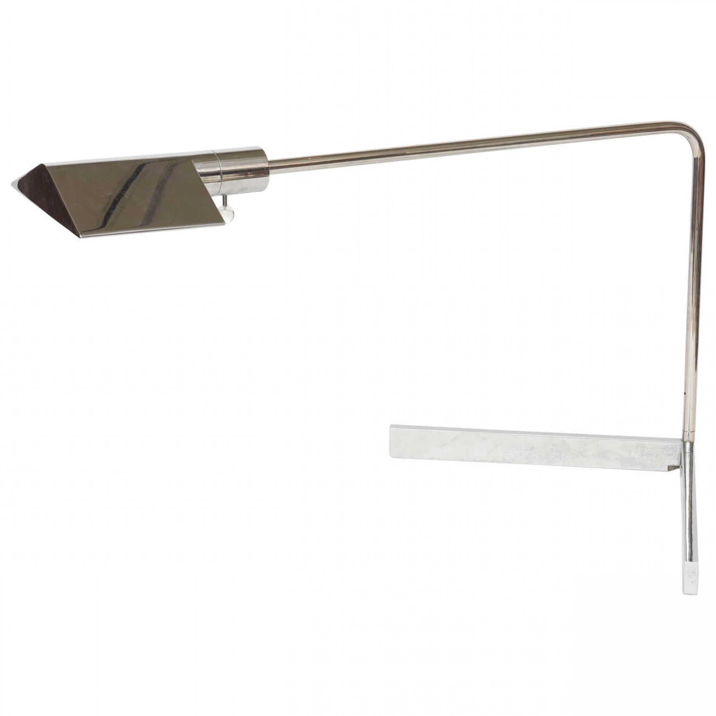 Early cedric hartman american modern polished chrome desk lamp