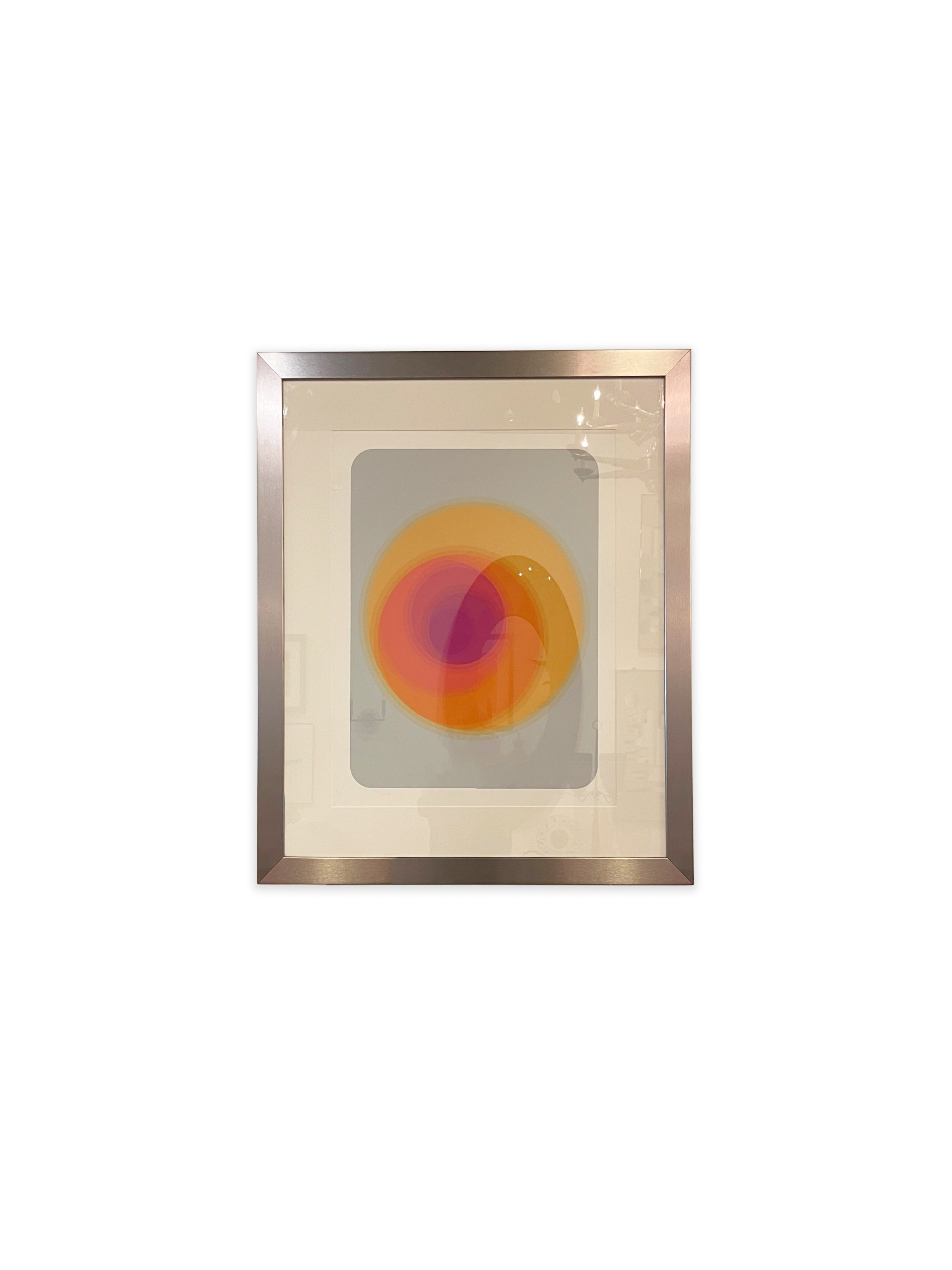 Japanese abstract expressionist serigraph signed numbered mashiko a