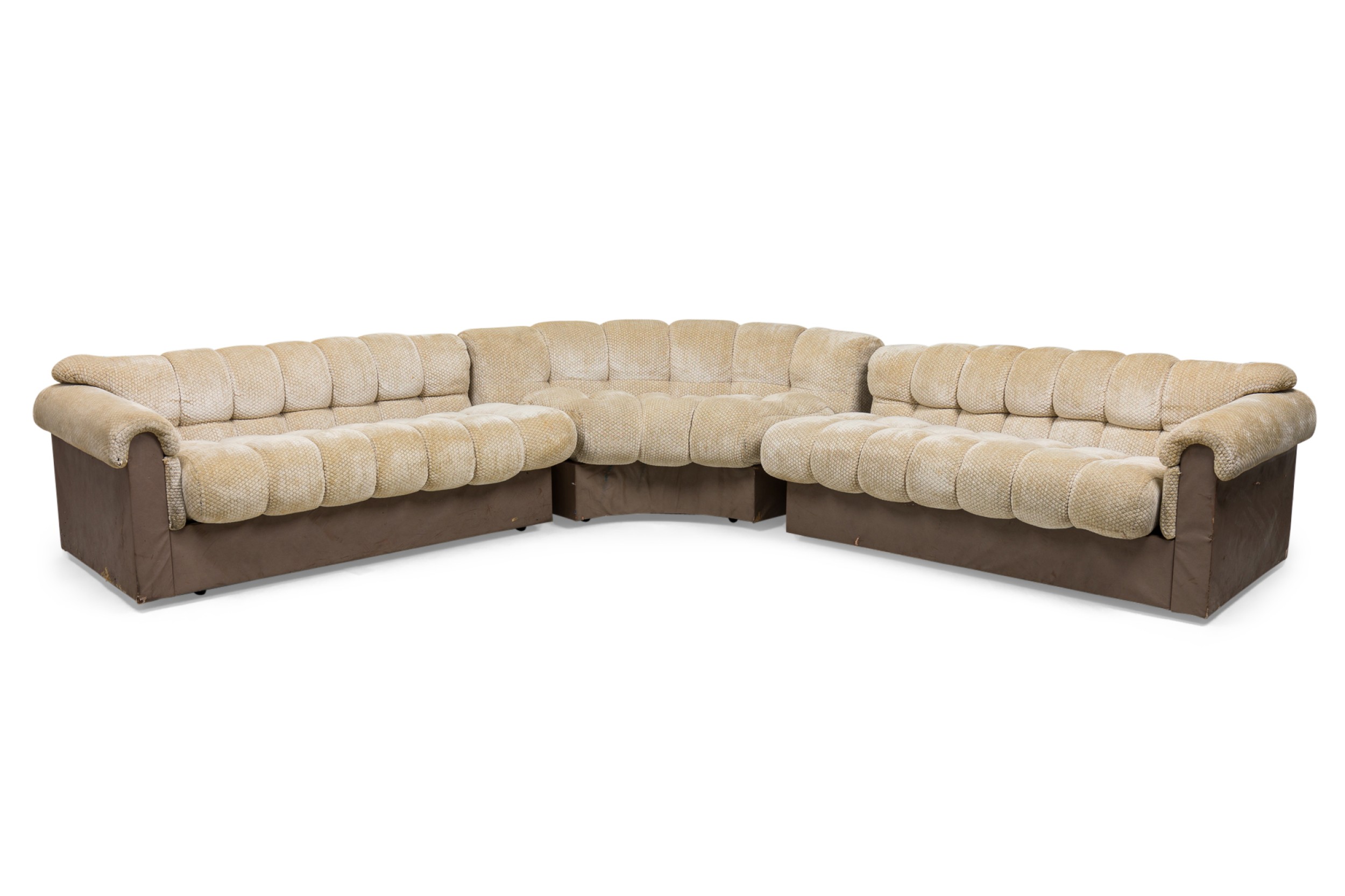 L davanzati mid century american bounty group pace collection sectional sofa