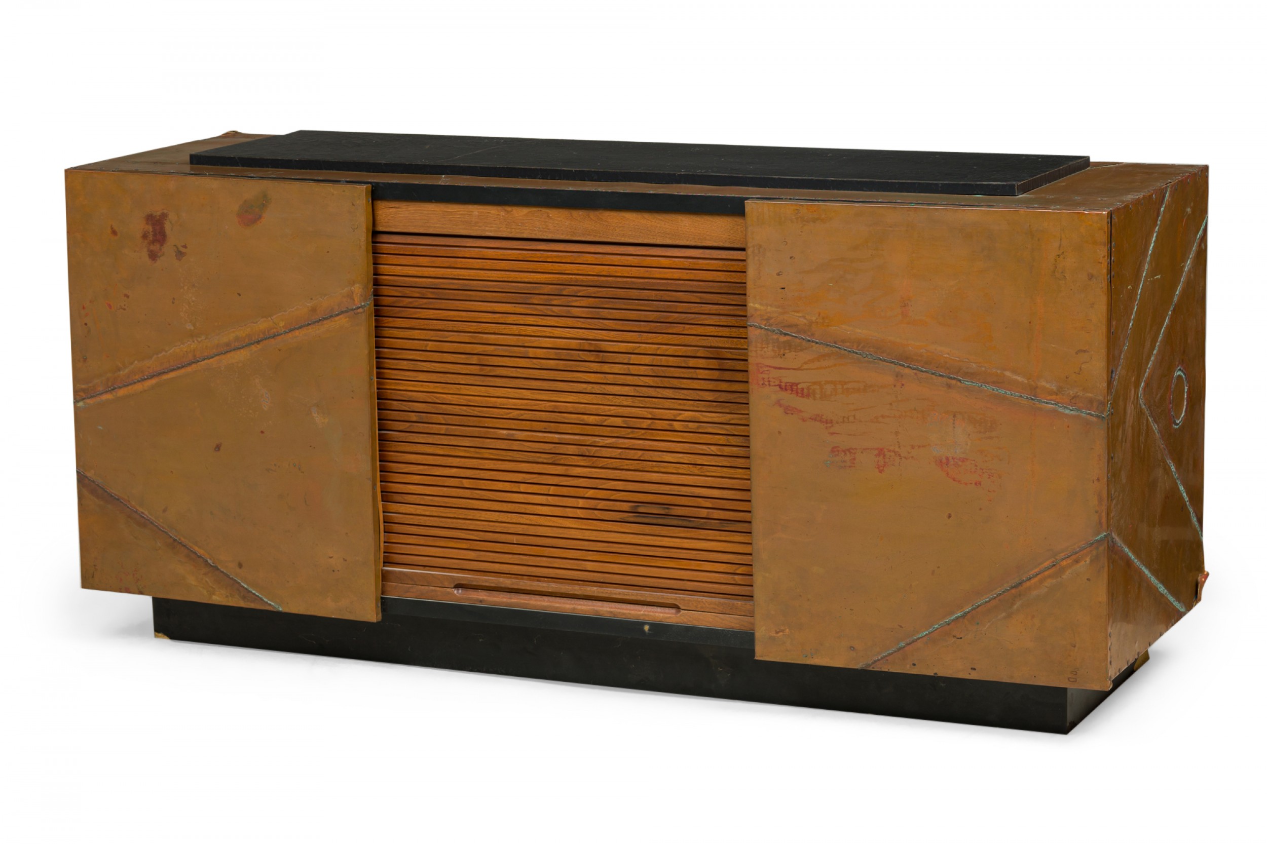 Paul evans american mid century copper front credenza sideboard