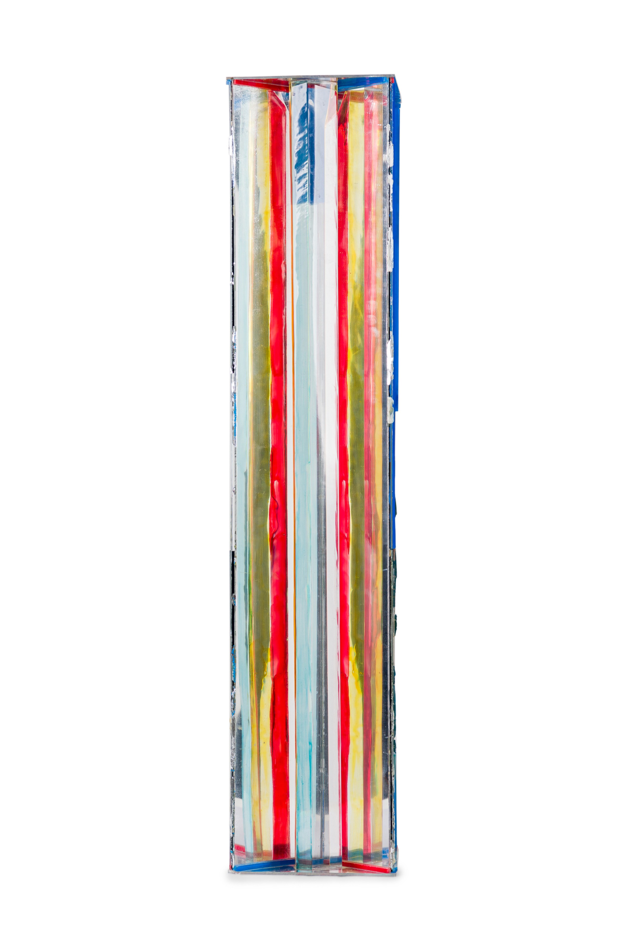 Mid century american abstract acrylic sculpture