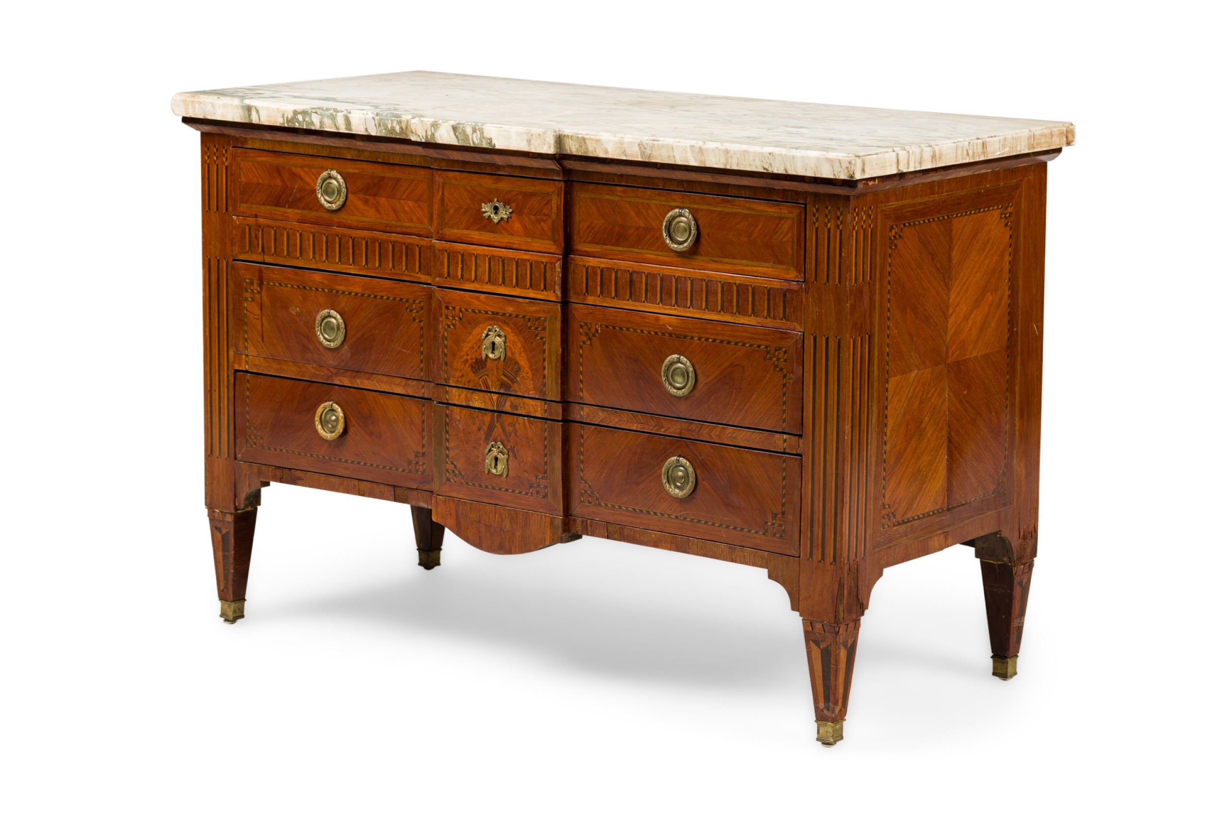 Louis xvi commode with marble top