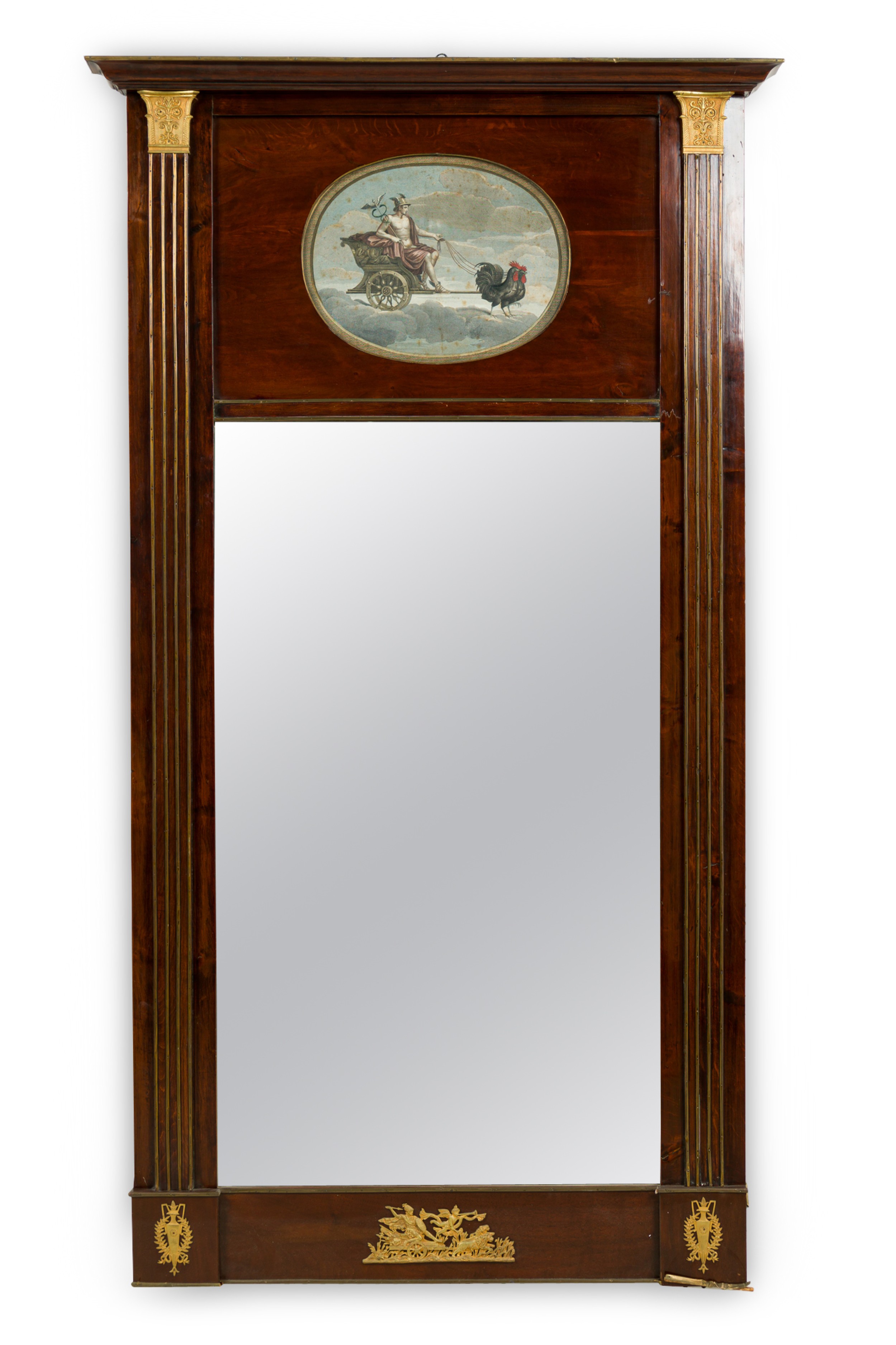 French empire mahogany mirror