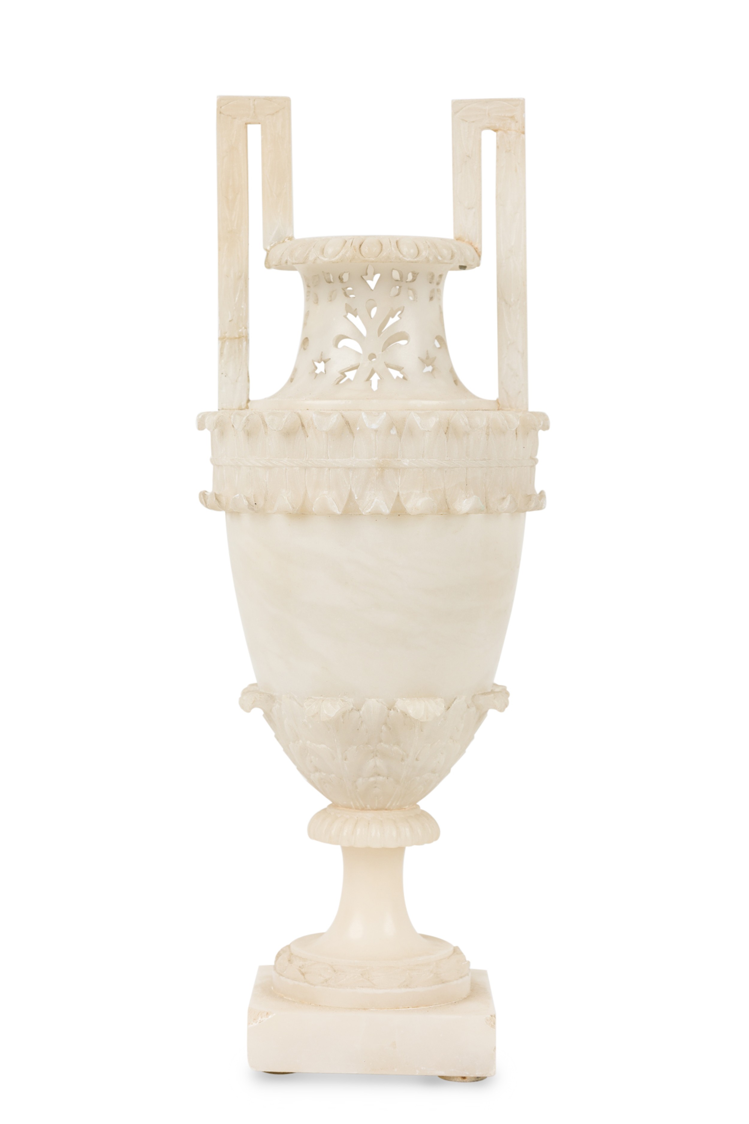 Fine alabaster grand tour urn