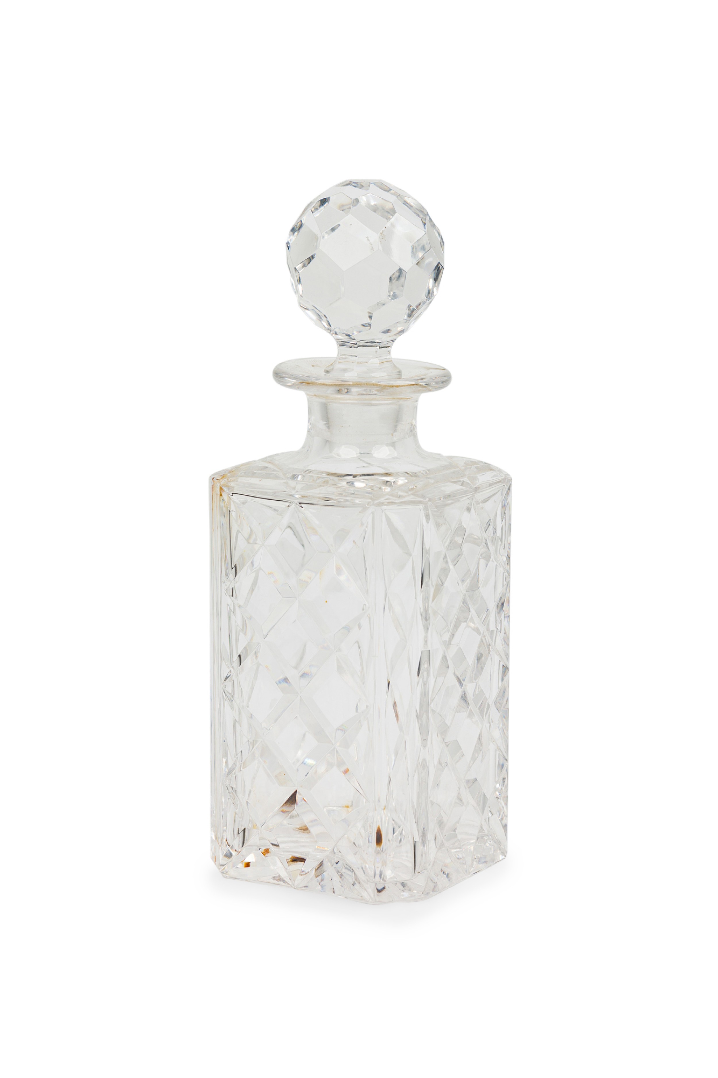 French Victorian baccarat whiskey decanter with stopper 