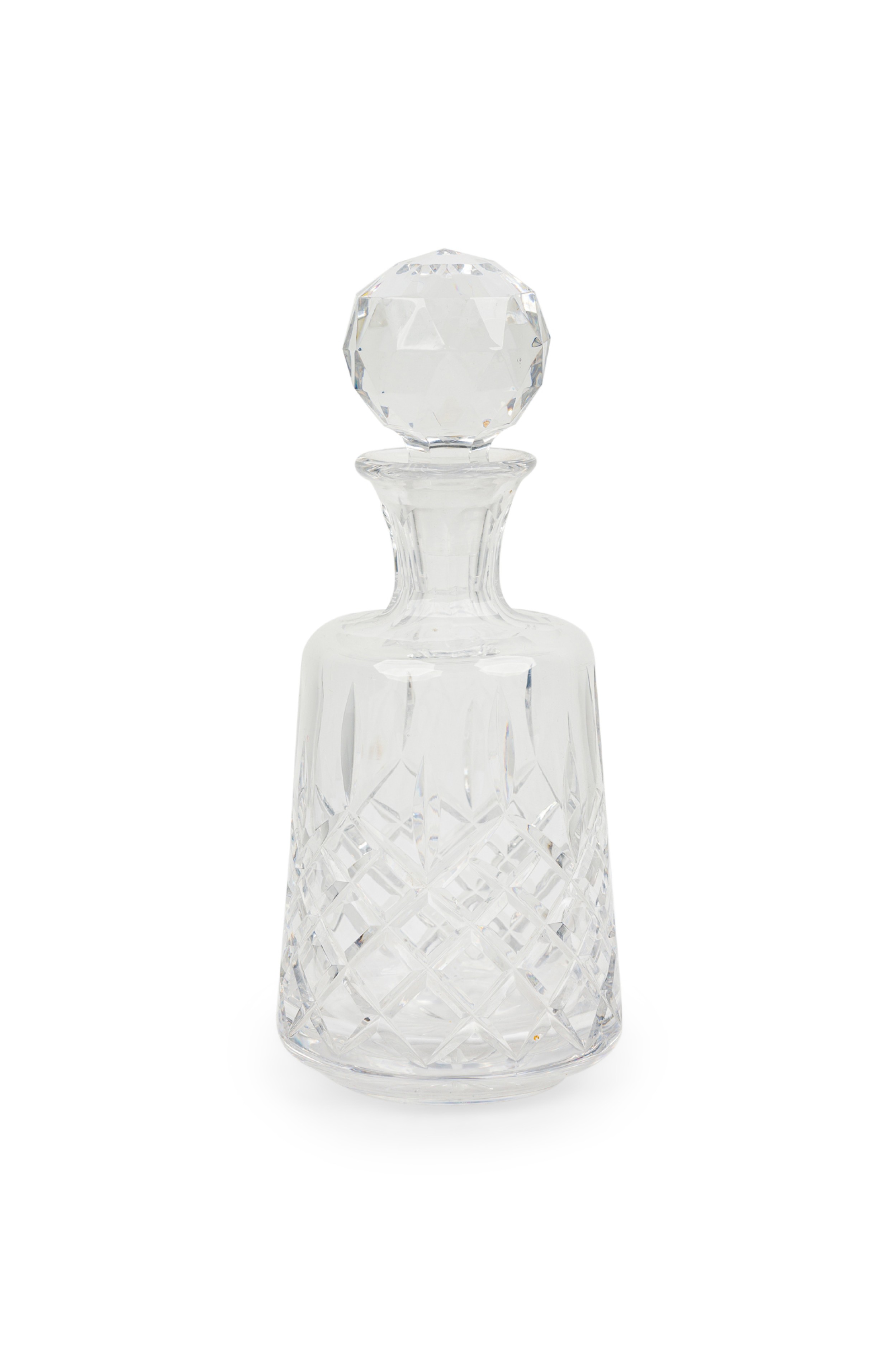French Victorian baccarat tequila decanter with stopper 