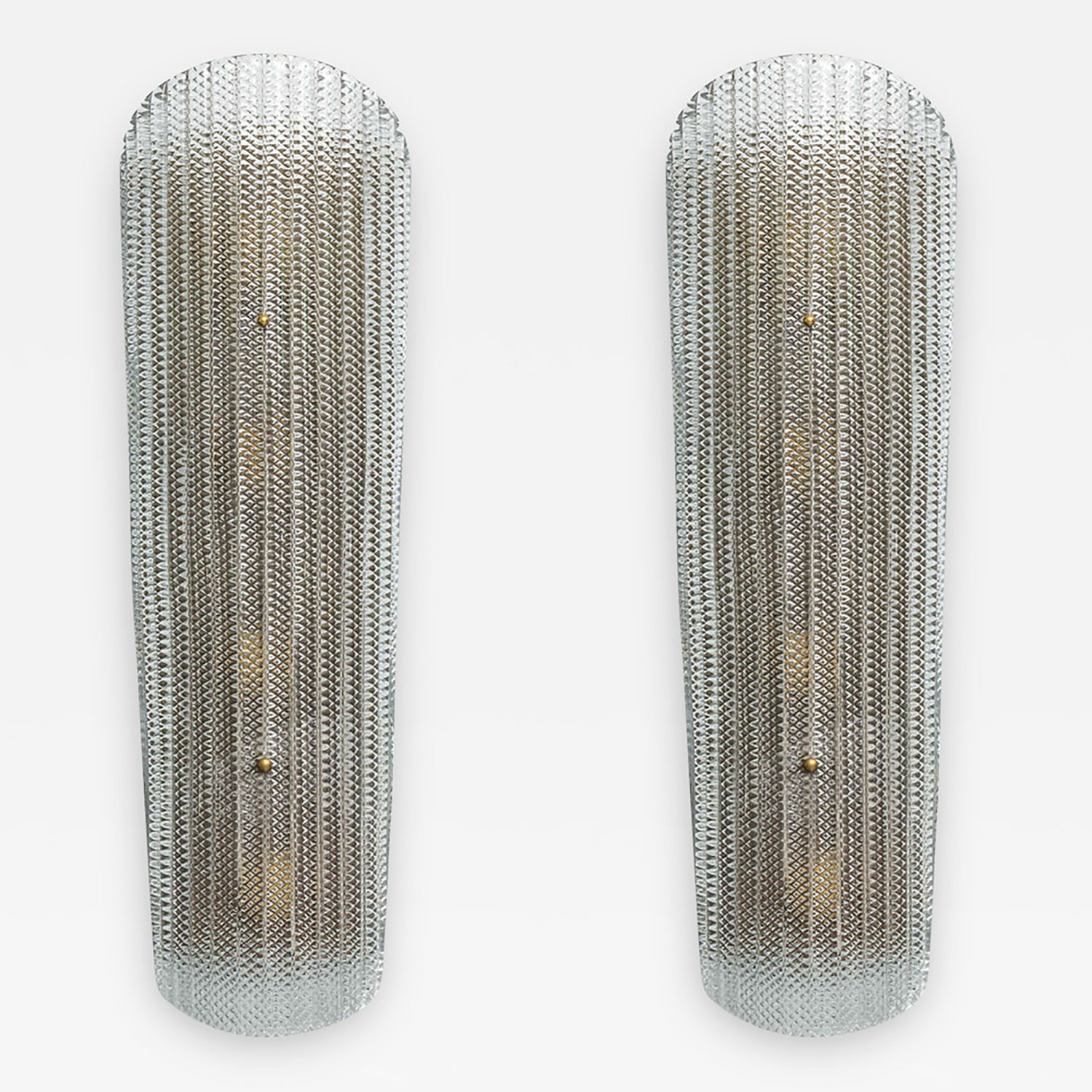 Pair of barovier and toso mid century italian large wall sconces