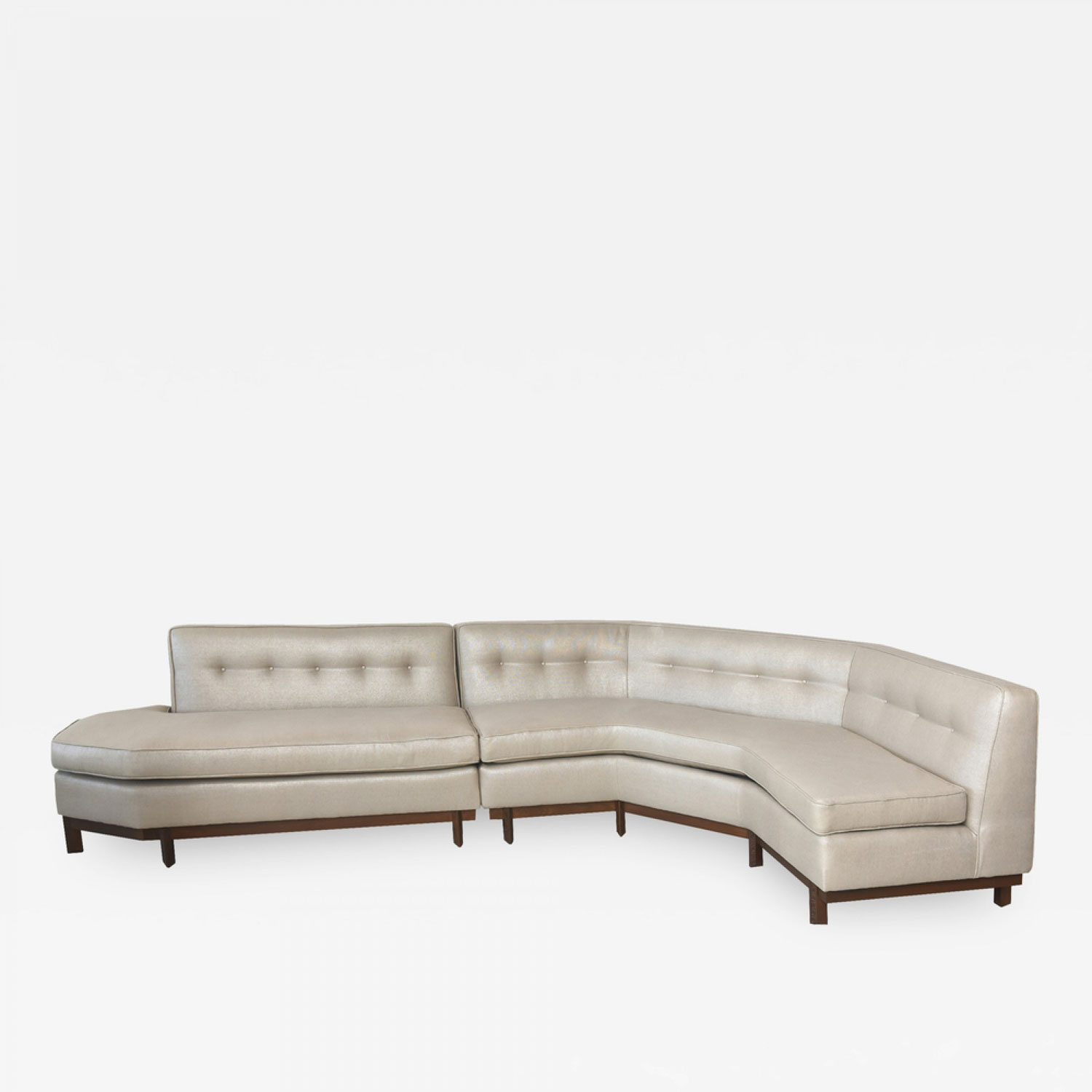Frank lloyd wright mid century american modern upholstered sectional sofa