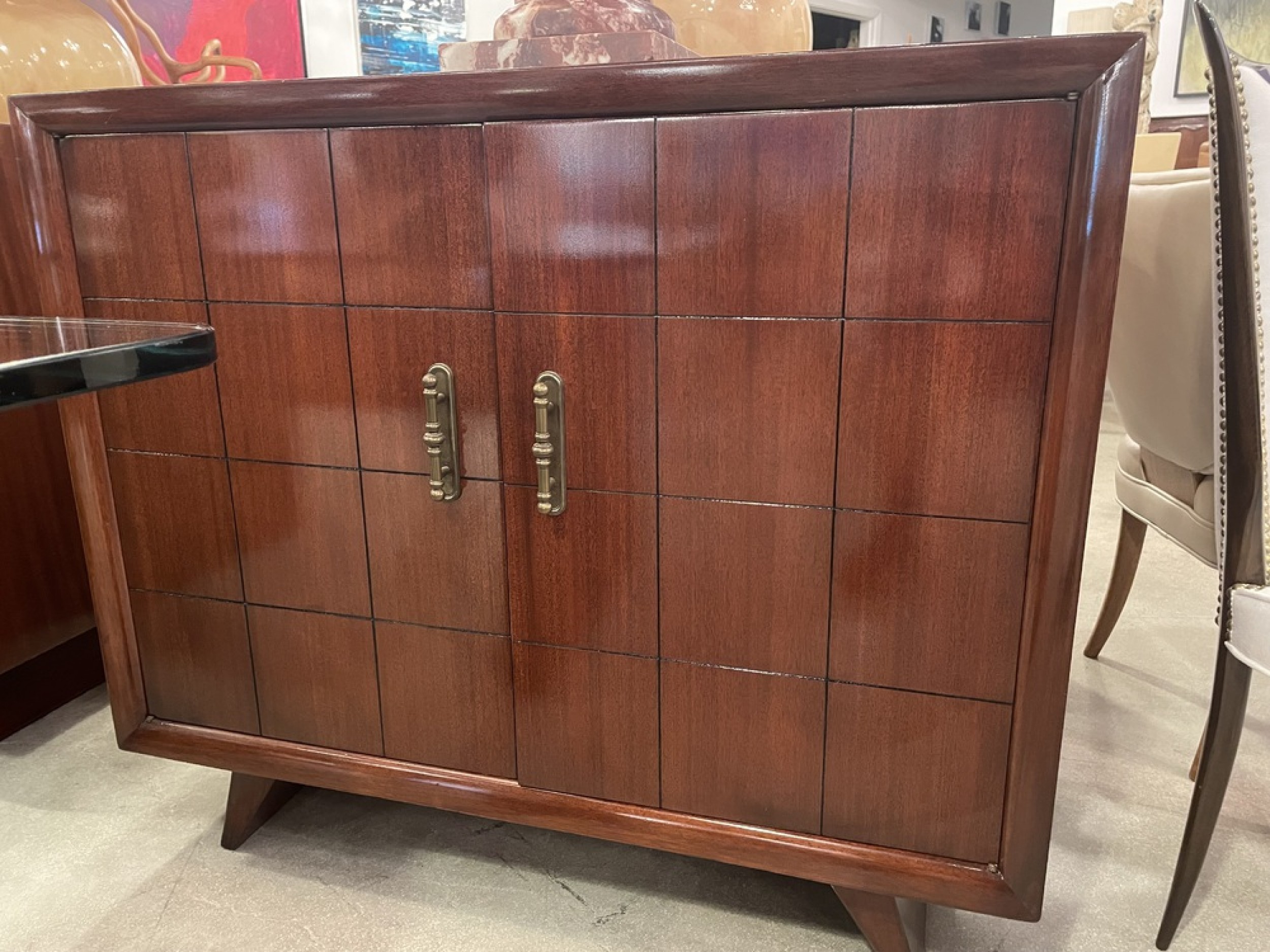 Pair of american of martinsville mid century american chests