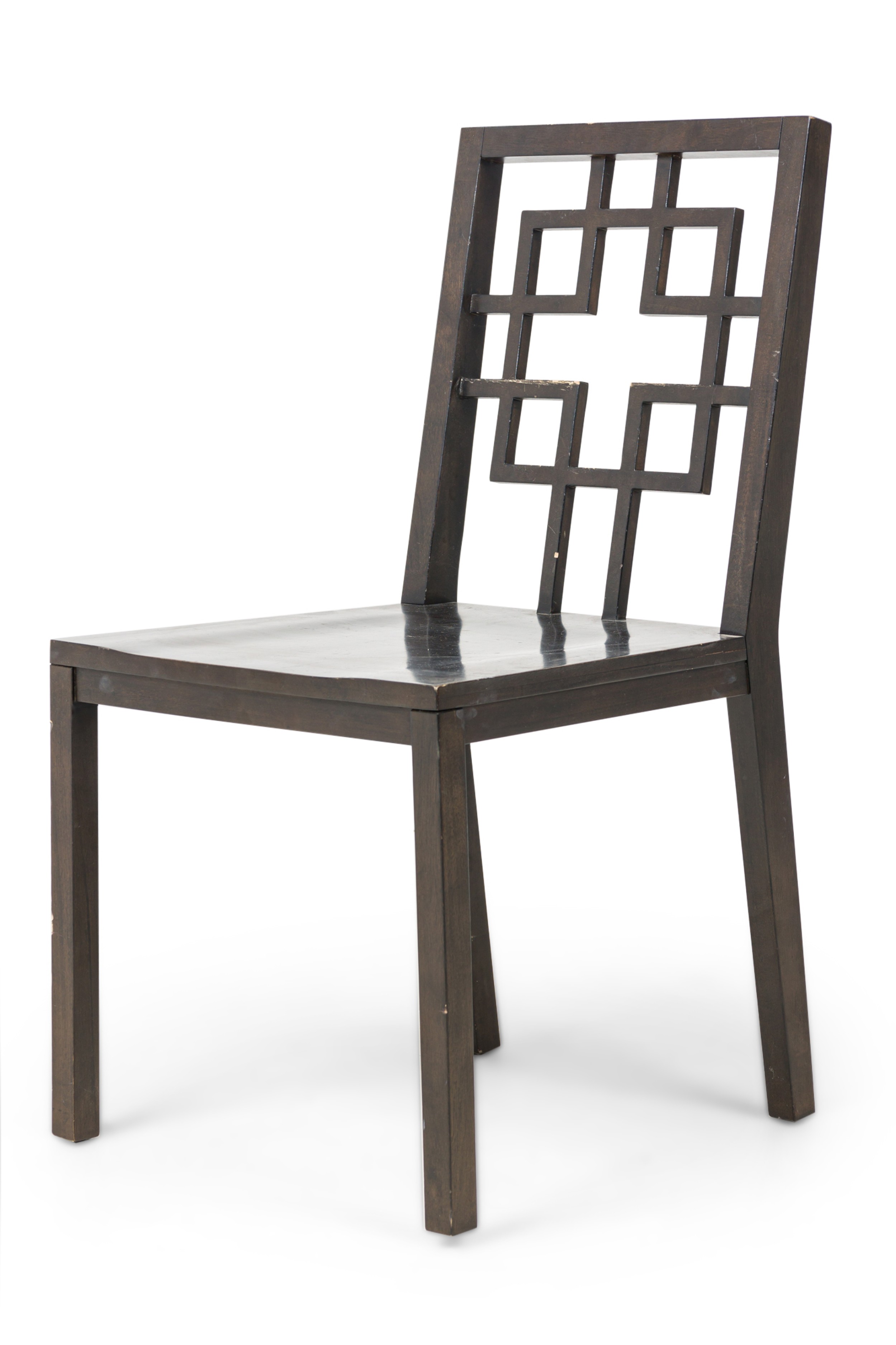 American conetemporary chinoiserie style side chair  