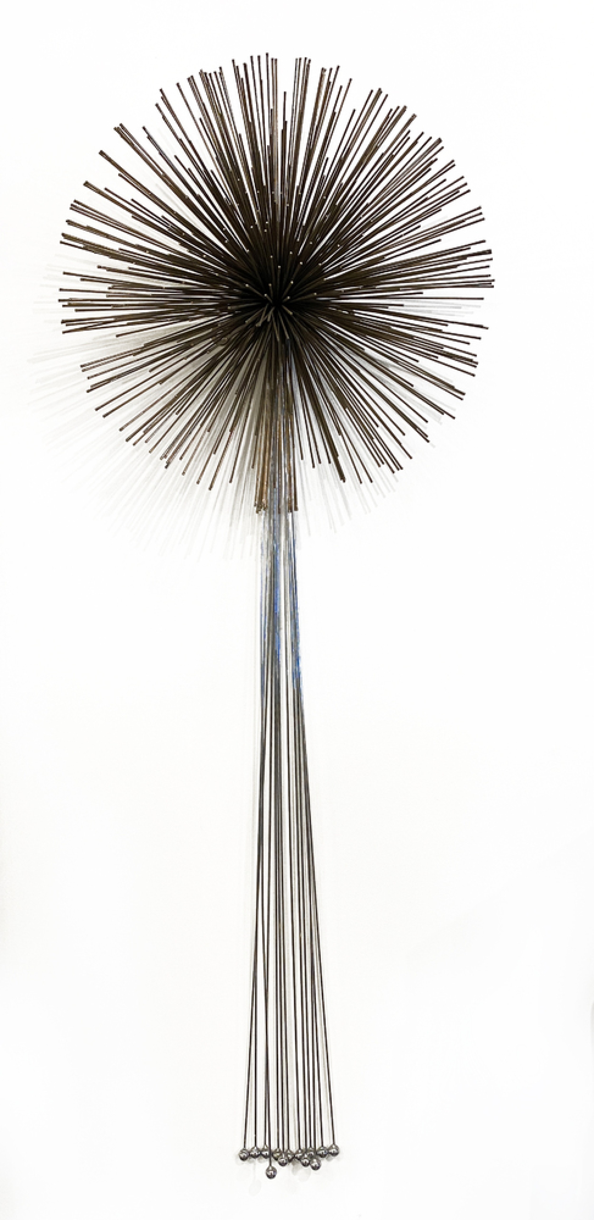 American contemporary curtis jere pom pom wall sculpture