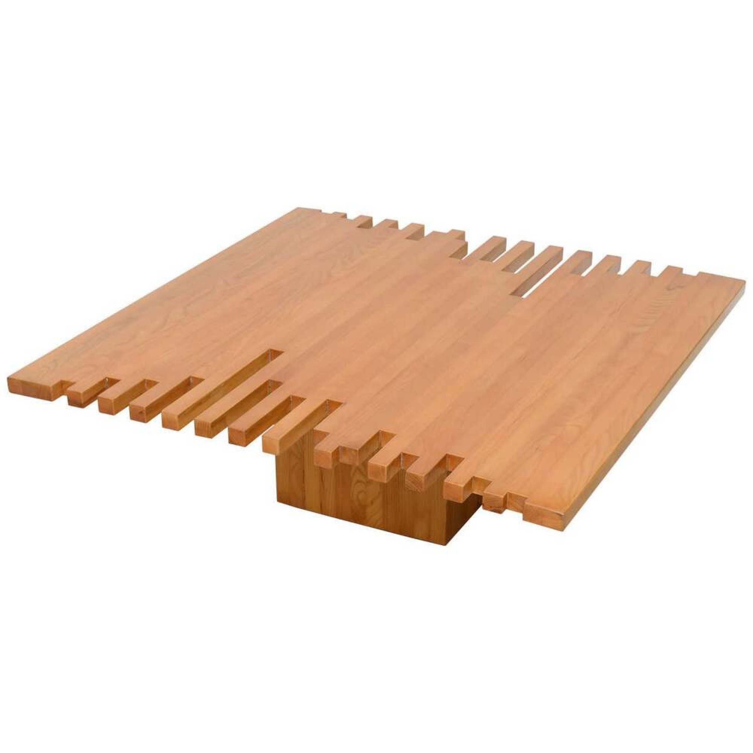 Giovanni michelucci italian mid century low plank top coffee table