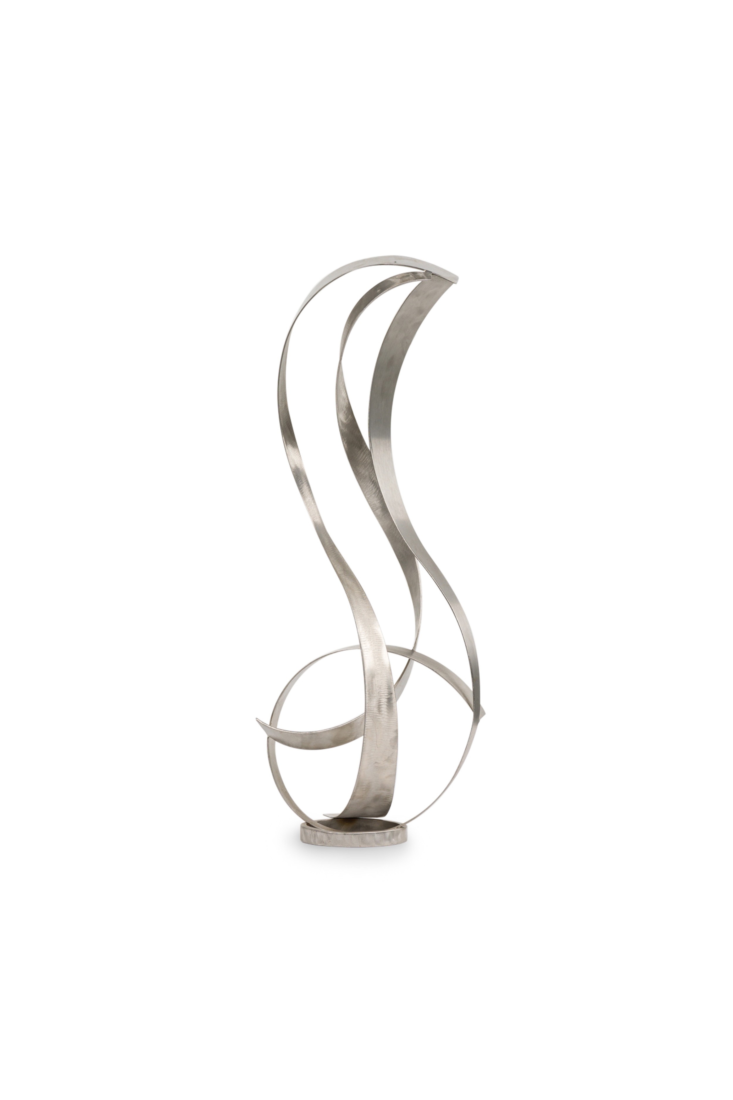 American contemporary circular metal sculpture