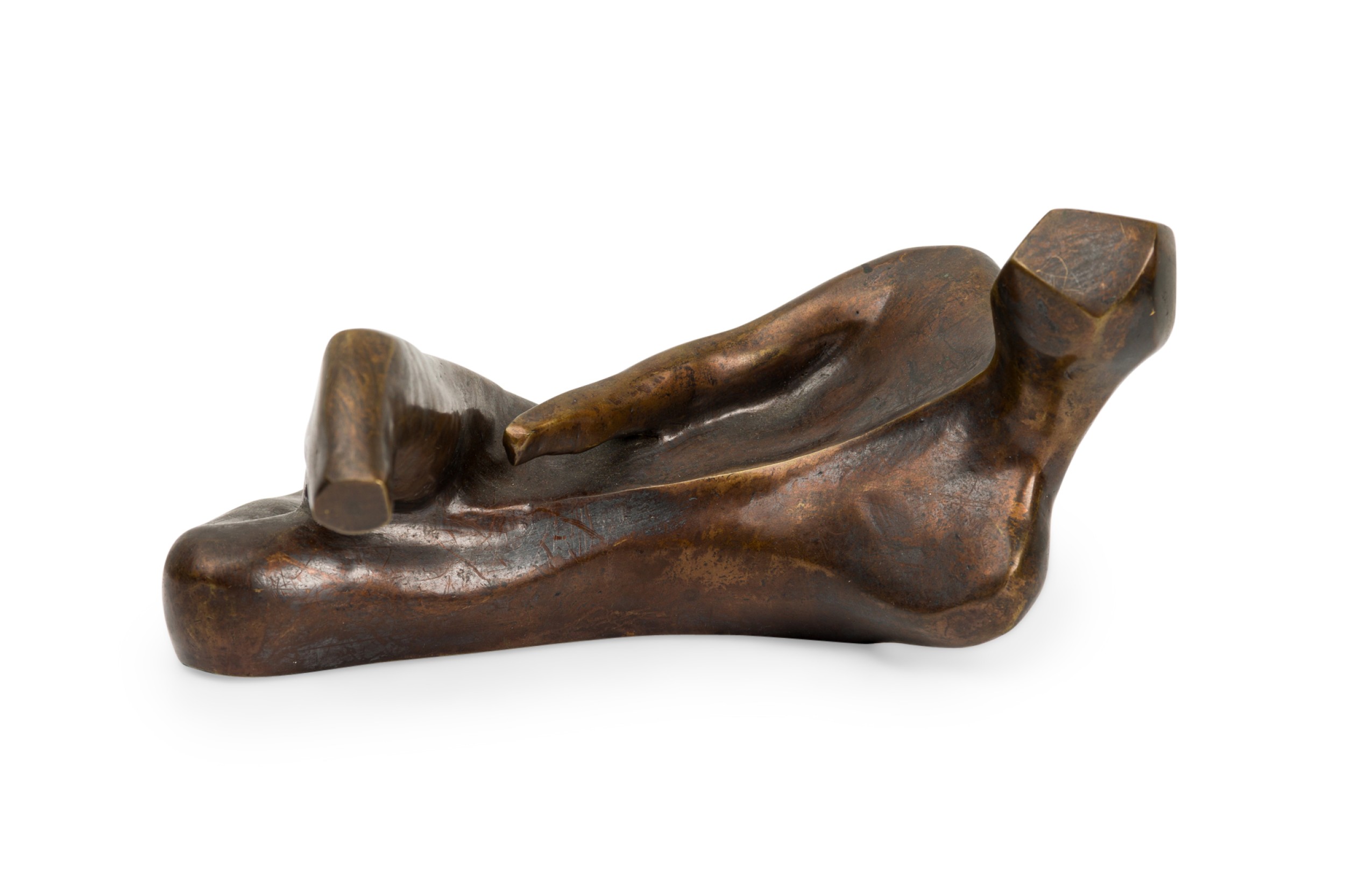 American contemporary bronze male sculpture 