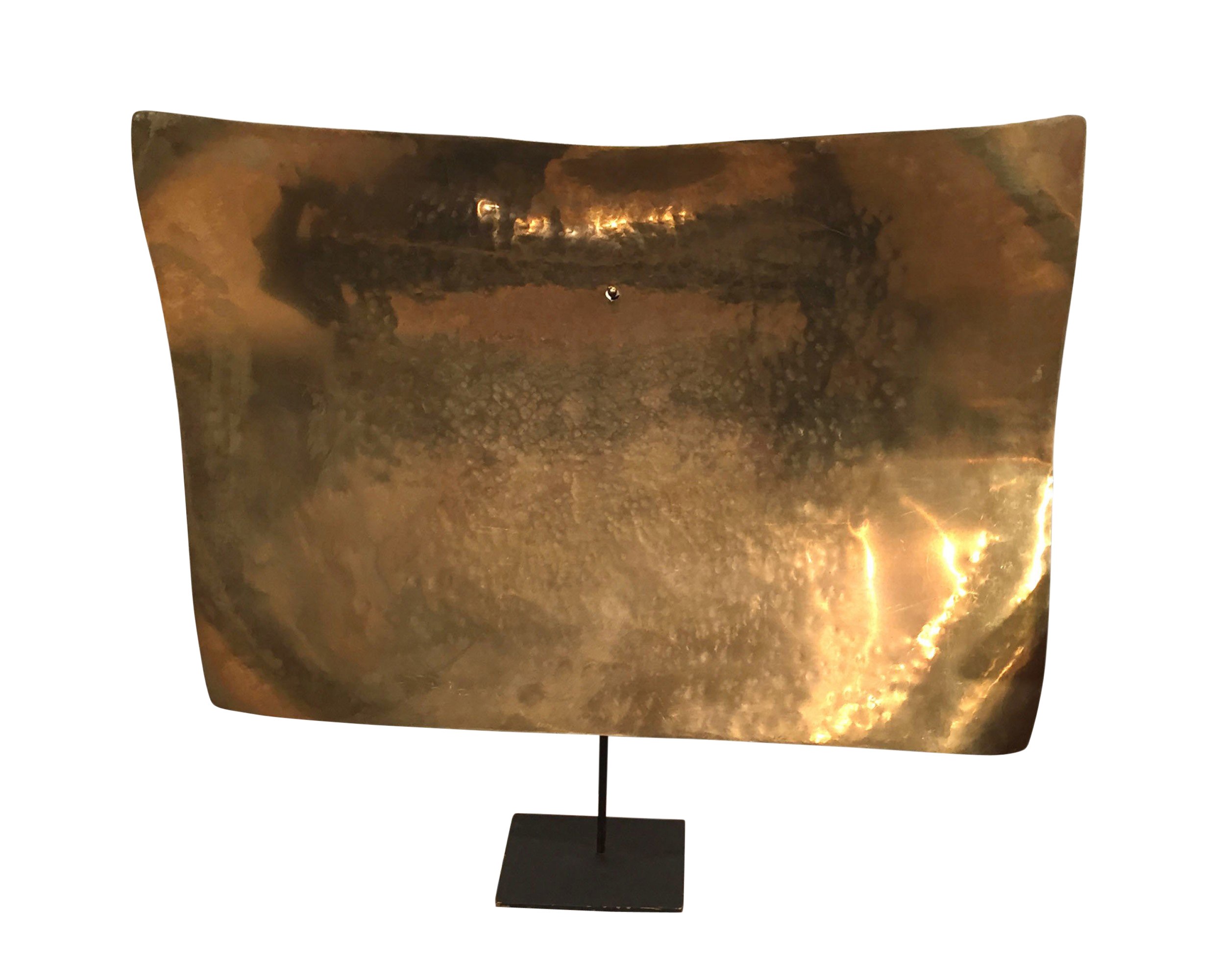 Robert lee morris sail brass sculpture