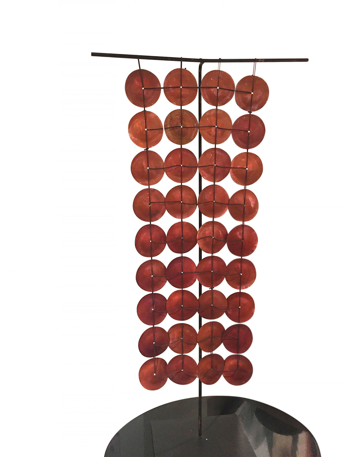 Robert lee morris hammered copper plates sculpture