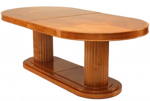 American maple oval conference table
