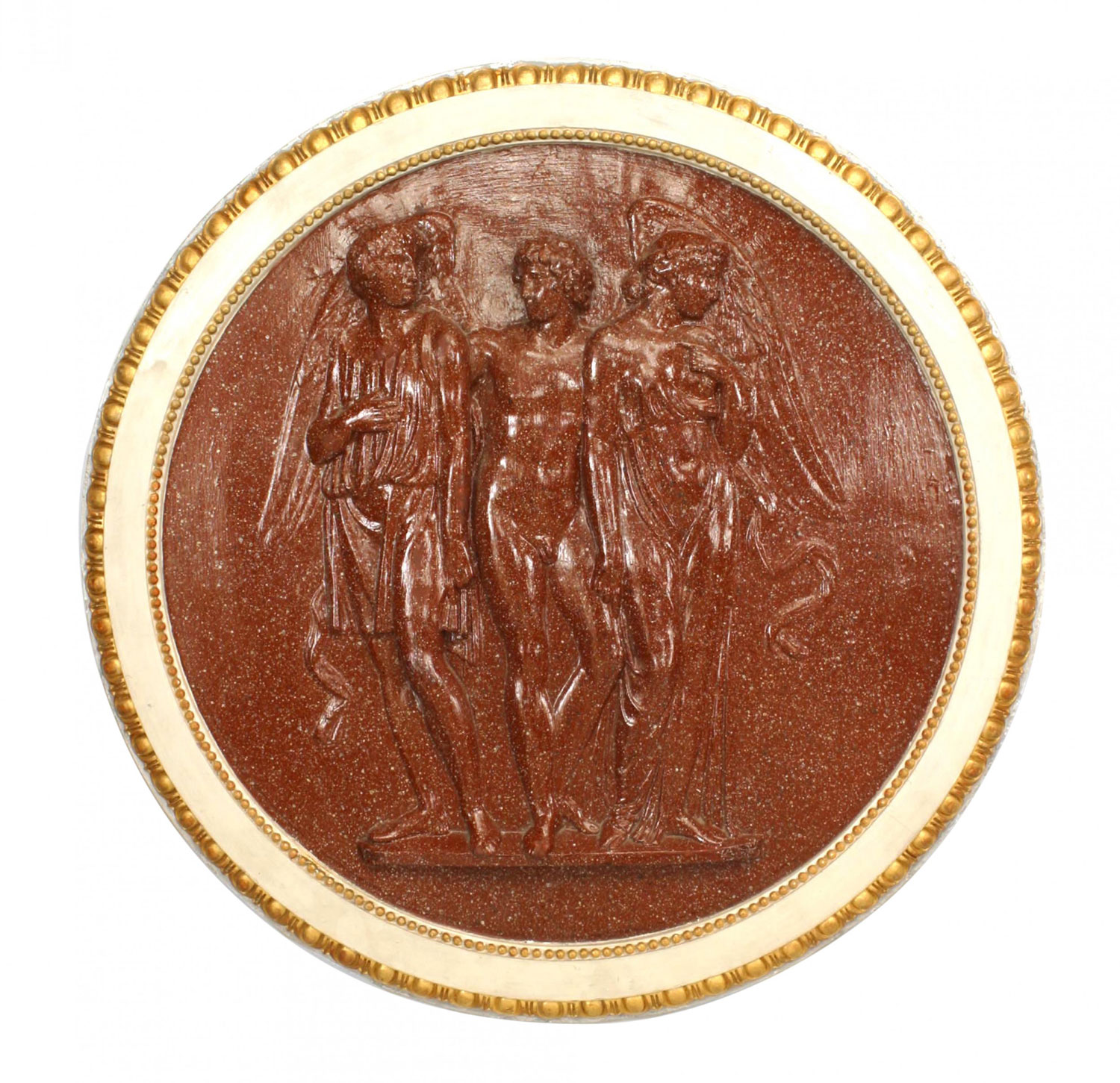 Italian neoclassic style plaster wall plaques