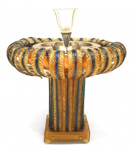 Italian murano glass fountain