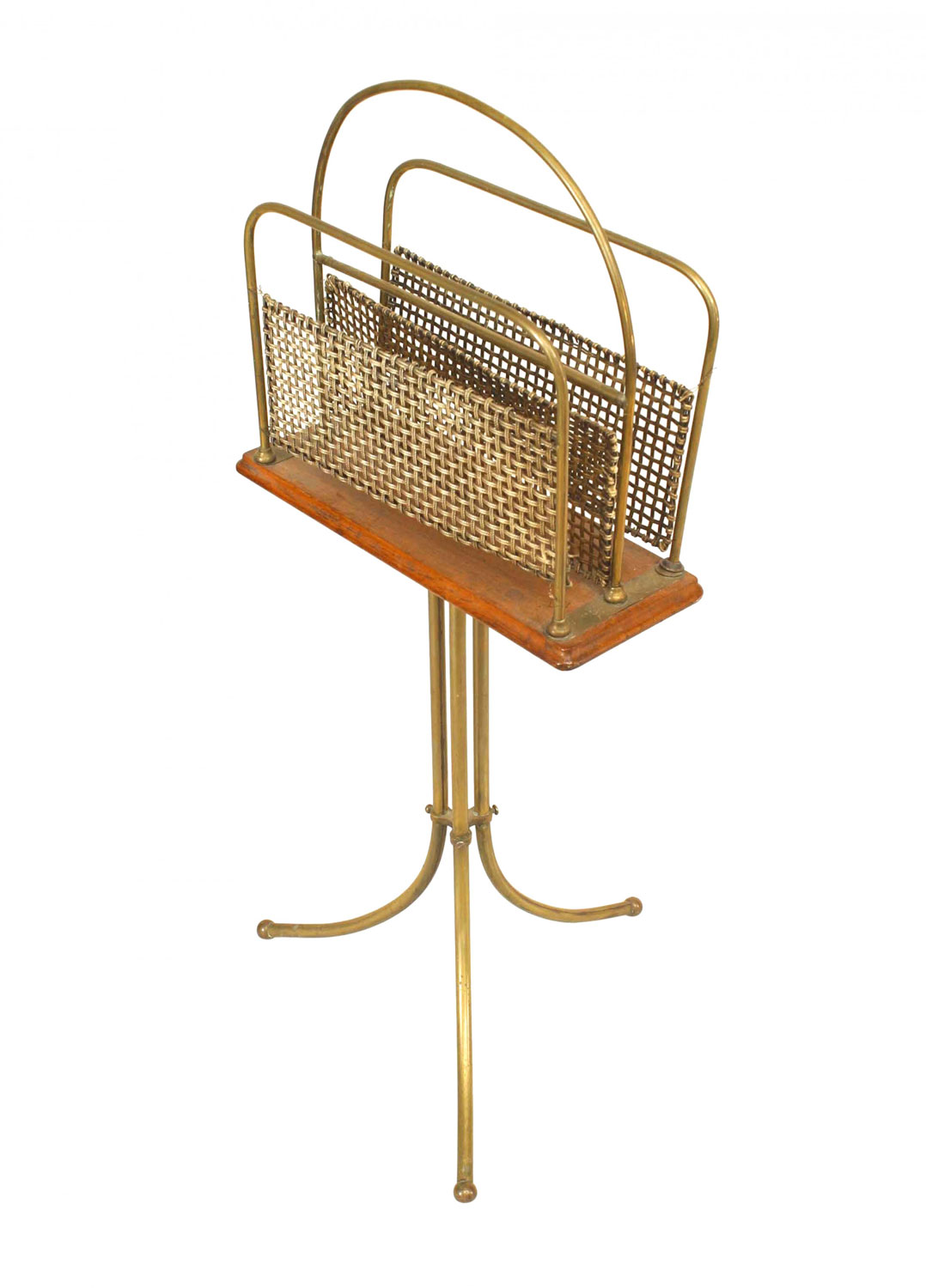 Victorian brass revolving book stand 1