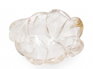 Mid century crystal leaf ashtray 3