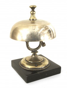English victorian reception bell