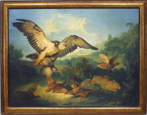Copy of hunt of the falcon wildlife painting