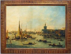 Copy of a seascape venice the dogana with the guidecca