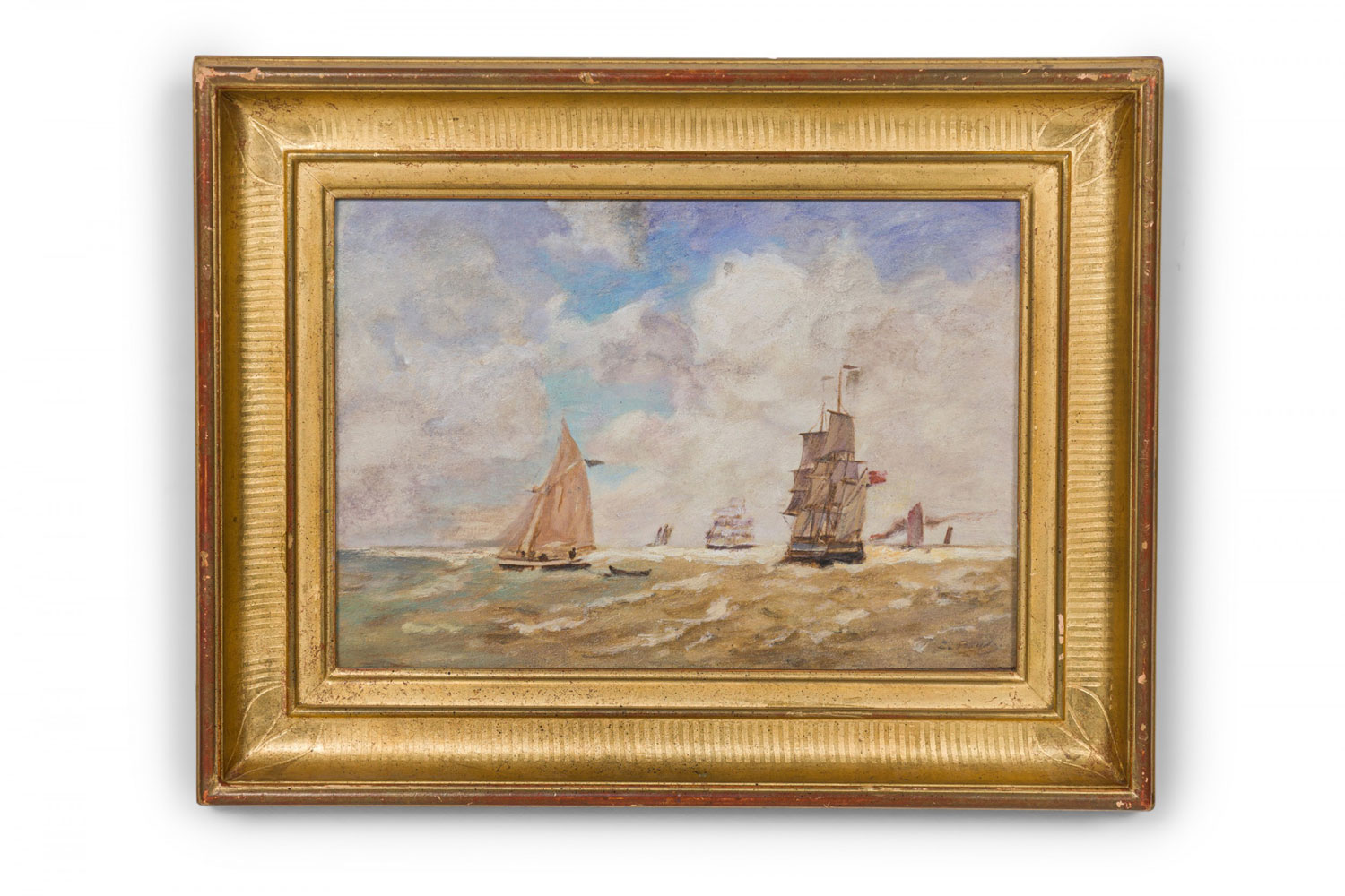 Copy of a french impressionist seascape