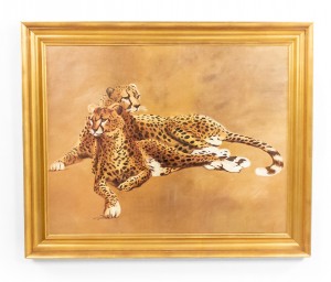 Copy of pair of cheetahs wildlife painting