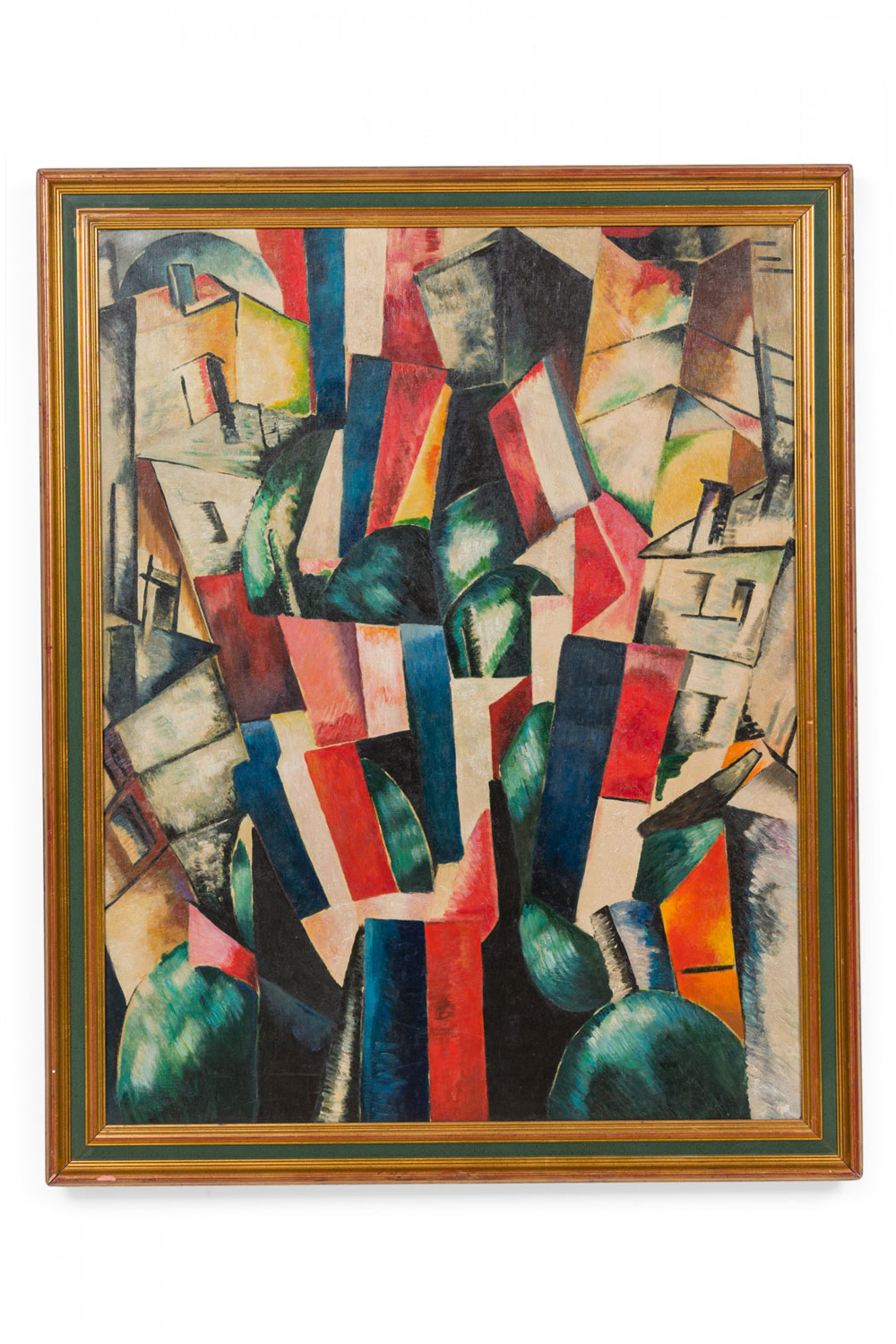 Copy of town abstract painting