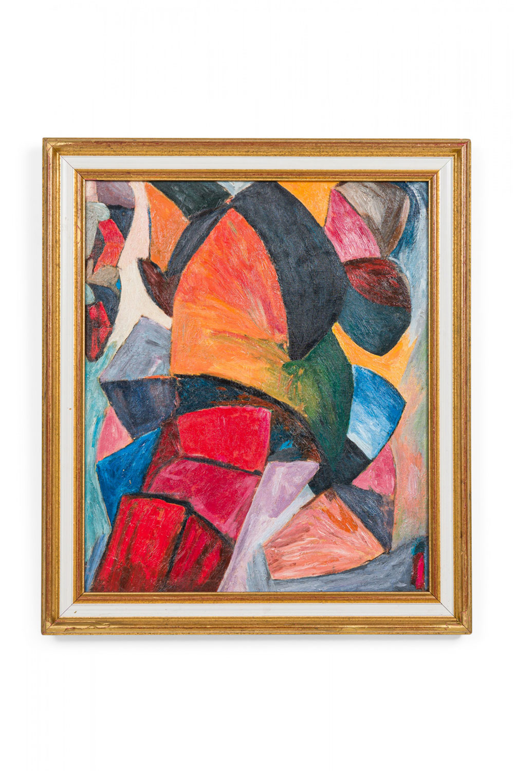 Abstract multicolored painting