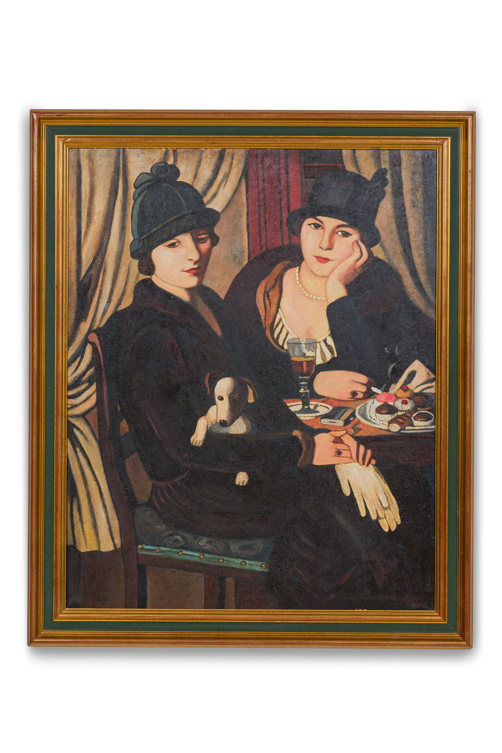 Copy of women at a cafe painting