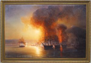 Reproduction of capture of the fort of saint jean d ullioa