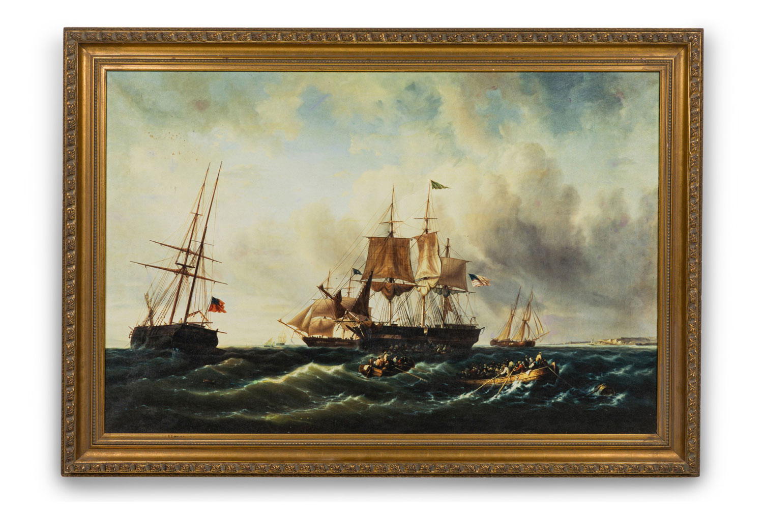 Copy of tall ship seascape painting