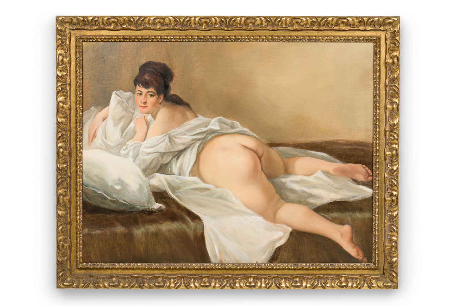 Copy of nude portrait titled nude