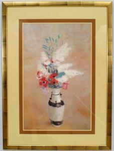 Copy of still life vase of flowers painting