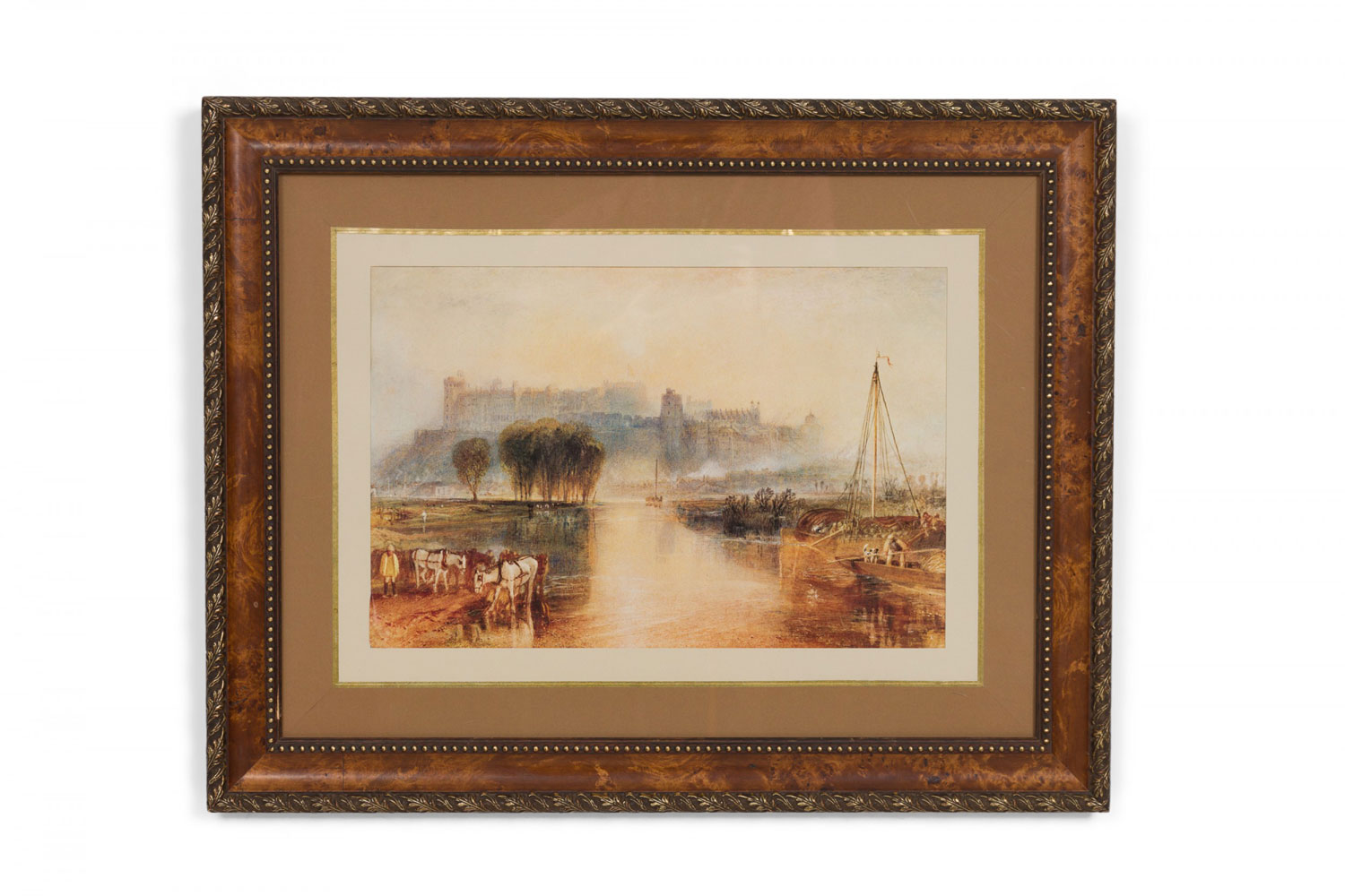 Copy of landscape of a castle on a hill