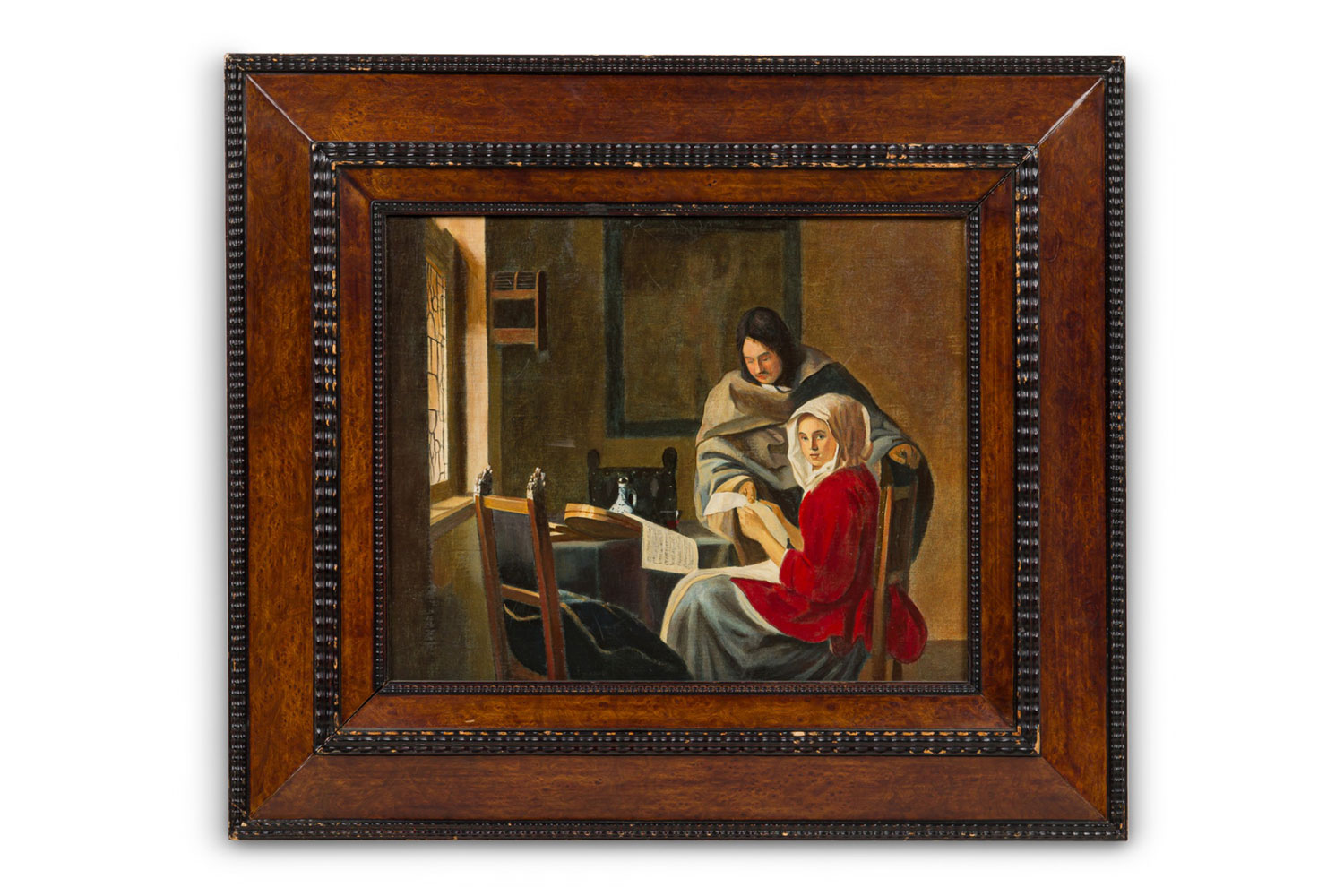 Copy of girl interrupted at her music painting 1