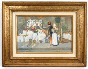 Copy of impressionist street scene painting