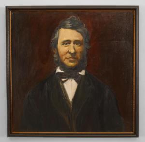 American victorian henry david thoreau painting