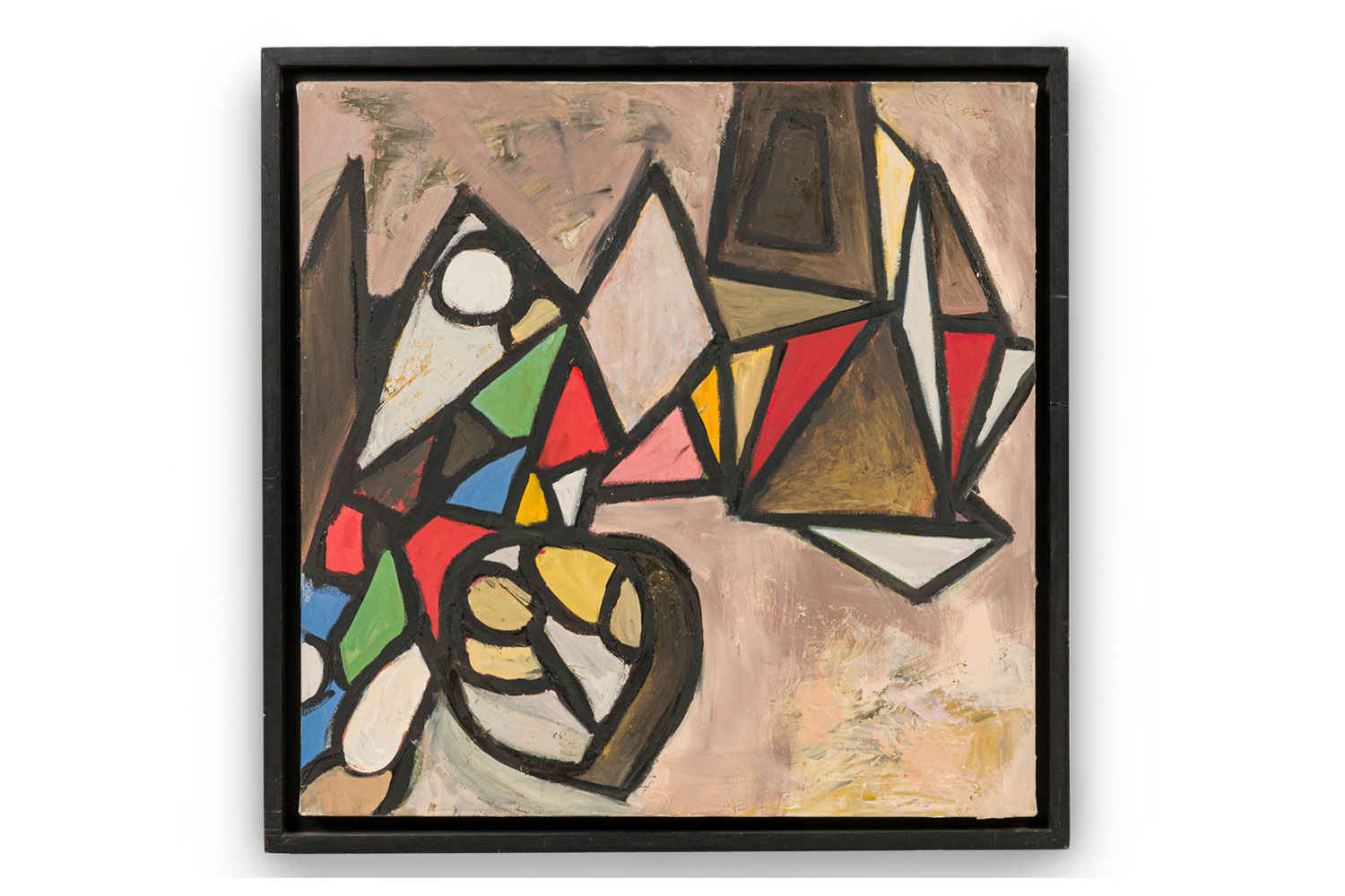 Copy of abstract triangle painting