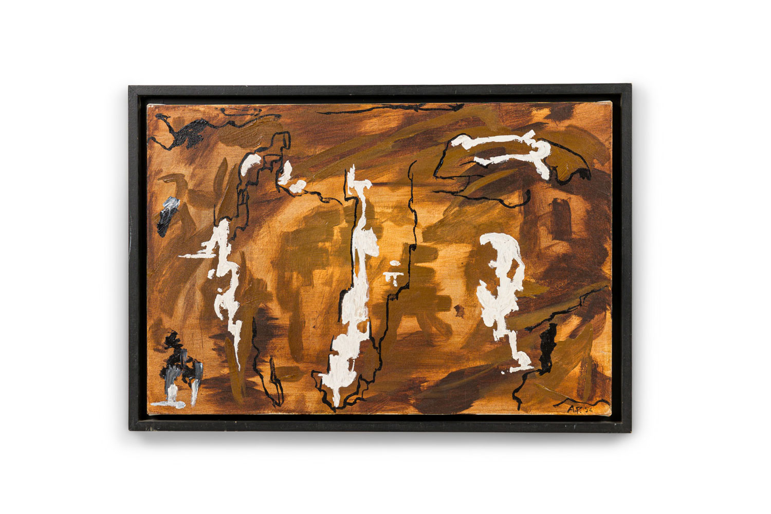 Copy of tan to brown abstract painting