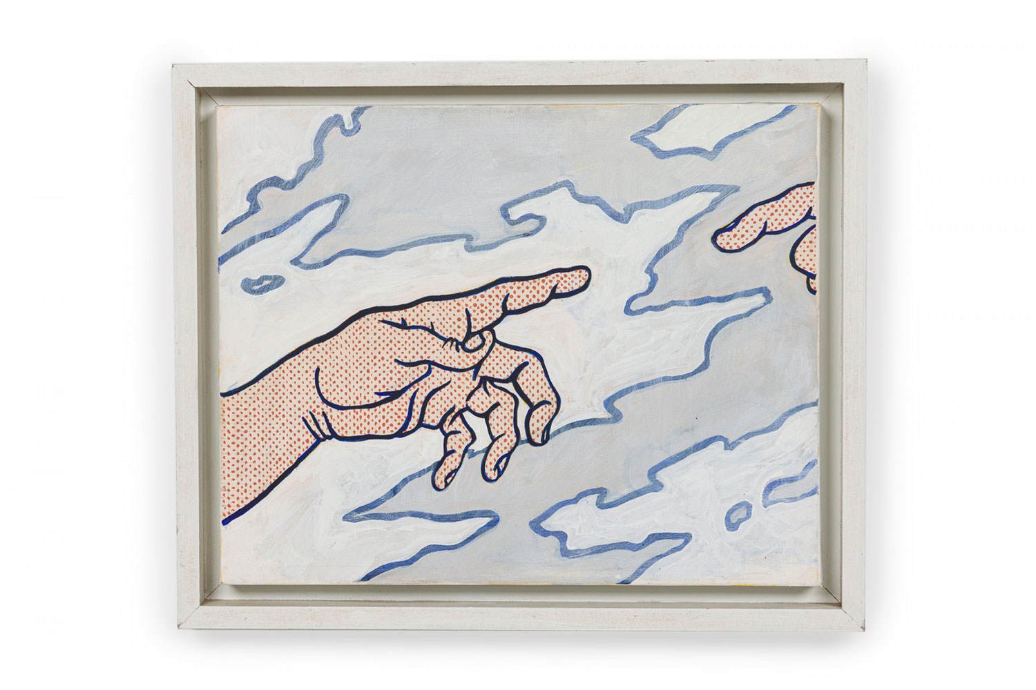 Copy of god and adam hands painting 1