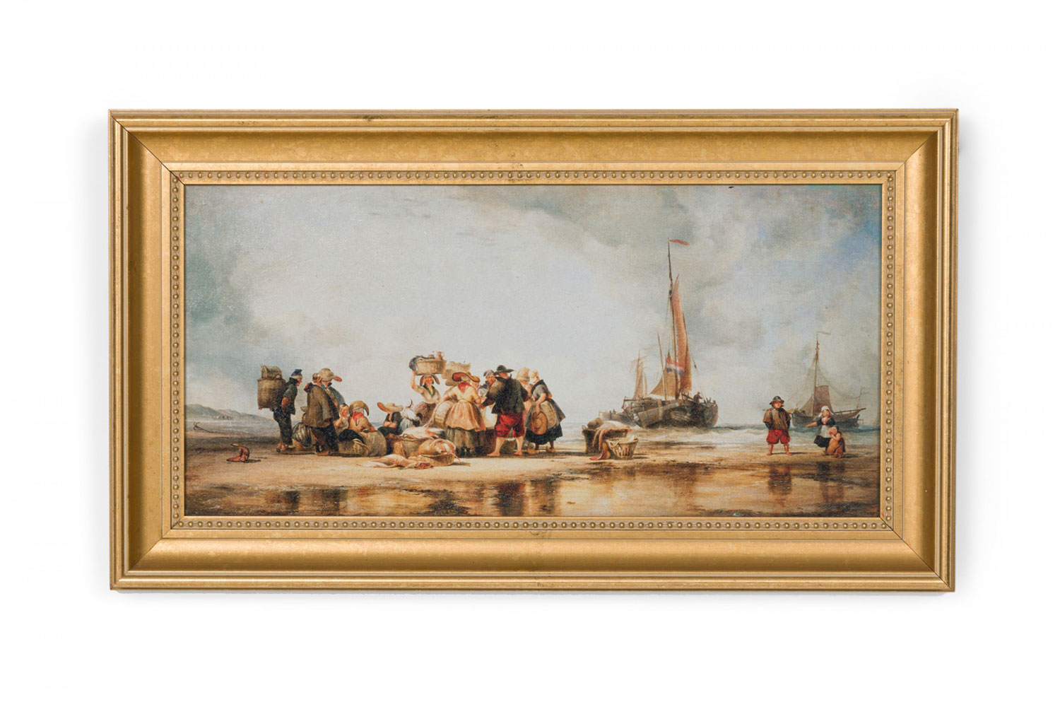 Copy of beach at schevenigen painting